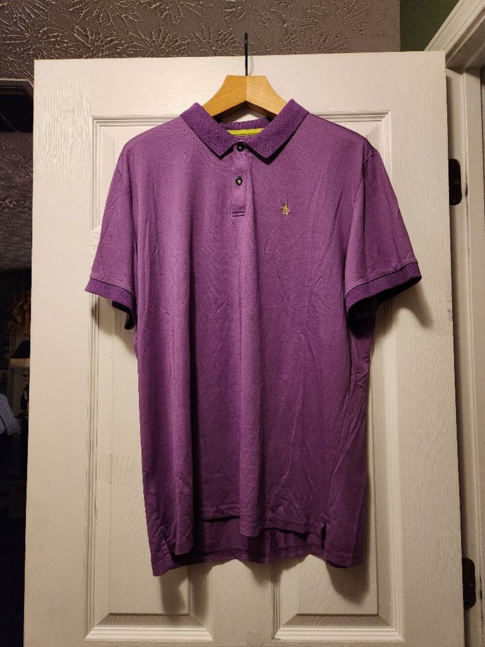 Original Penguin penguin men's 49%pima cotton 40%polyester polo shirt XL Size US XL / EU 56 / 4 - 1 Thumbnail
