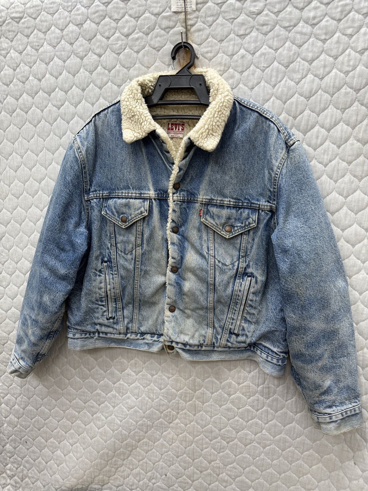 Levi's 🔥🔥🔥ARCHIVE VINTAGE 70’s LEVIS DENIM SHERPA JACKET Size US L / EU 52-54 / 3 - 2 Thumbnail