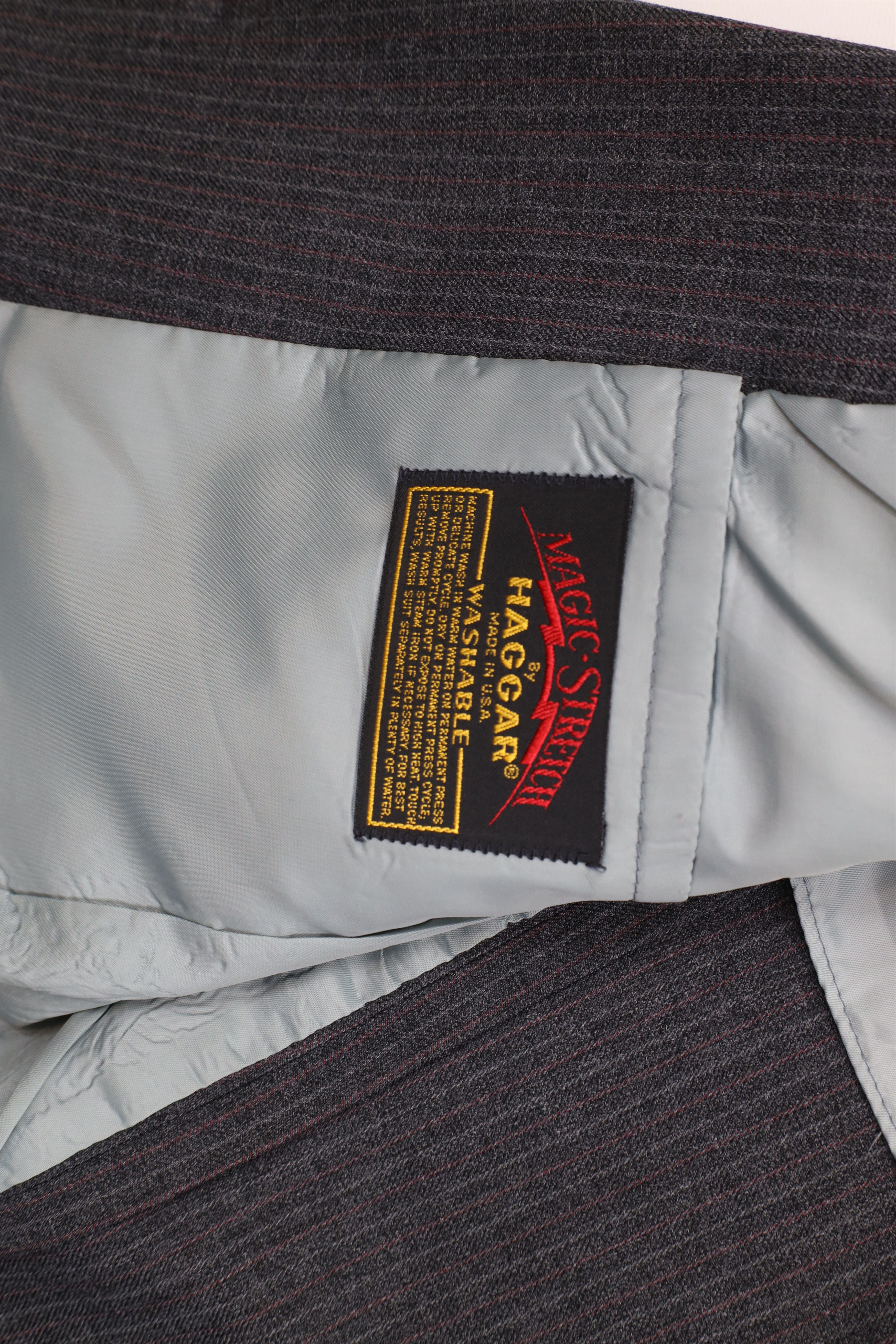 Vintage Vintage 70s Streetwear Wool Striped 2 Piece Wedding Suit Size 40R - 5 Thumbnail