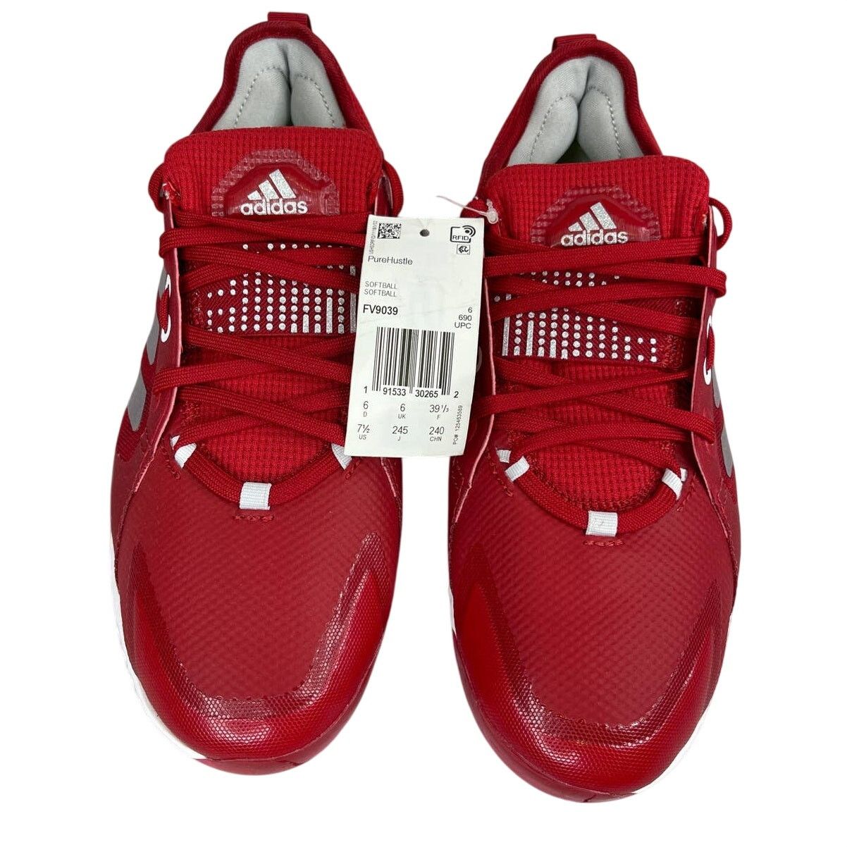 Adidas Adidas PureHustle Softball Cleats Women's Sz 7.5 (FV9039) Size US 7.5 / IT 37.5 - 5 Thumbnail