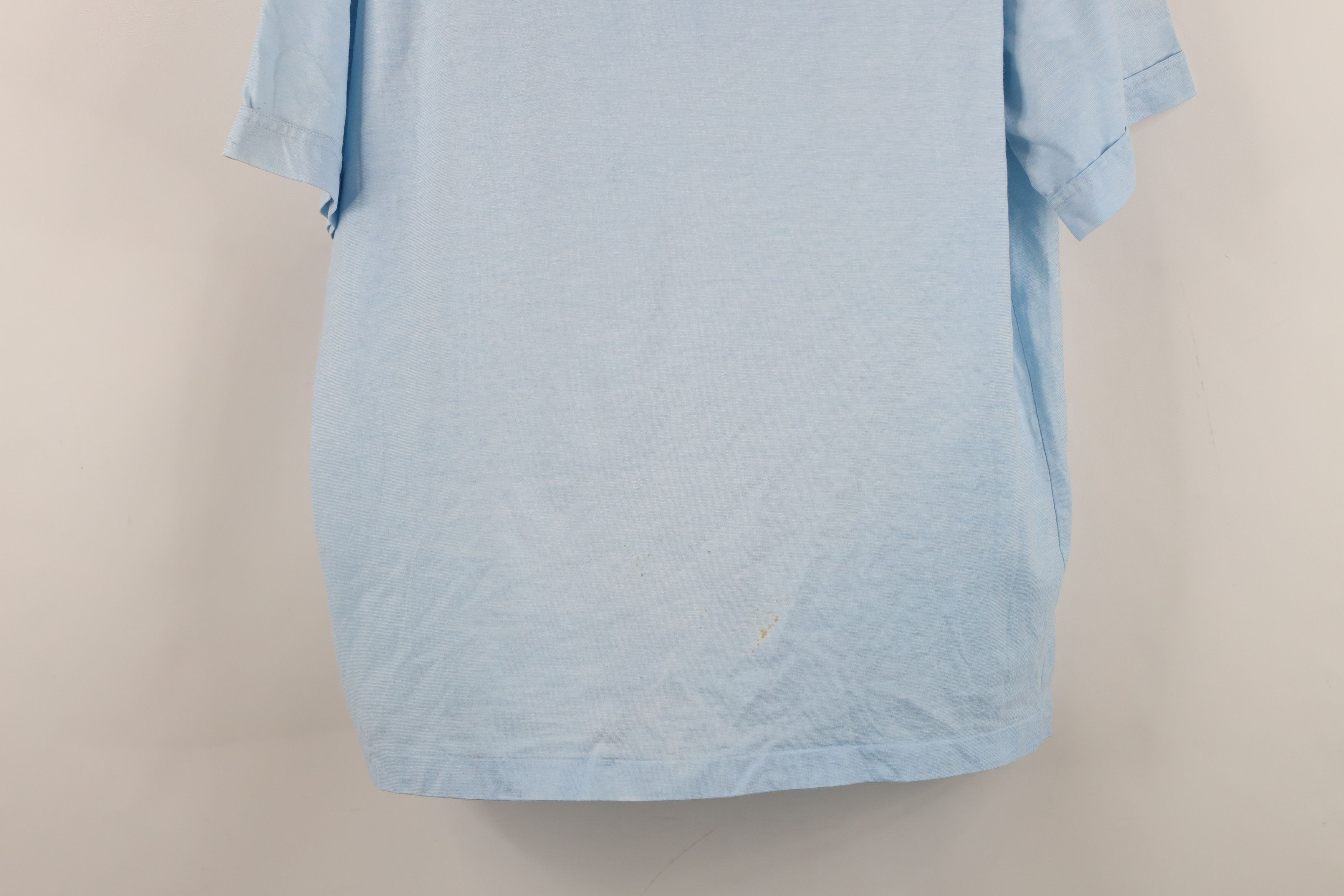 Vintage Vintage 70s Streetwear Knit Collared Golf Polo Shirt Blue Size US L / EU 52-54 / 3 - 15 Thumbnail
