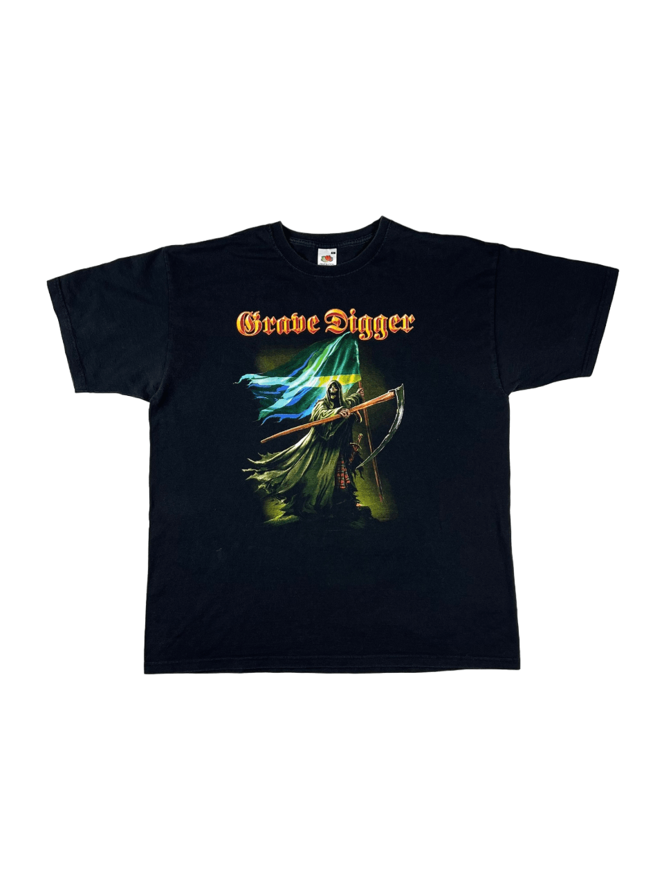 image of Rock Band x Rock T Shirt Vintage Grave Digger T-Shirt XL in Black, Men's