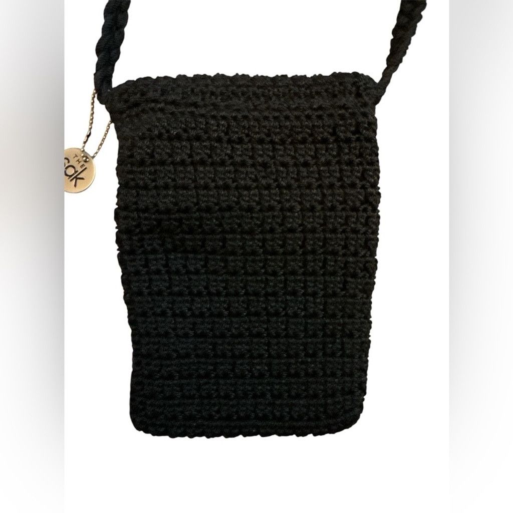 The Sak The Sak Black Crochet Fold Over Long Crossbody Bag #C Size ONE SIZE - 2 Thumbnail