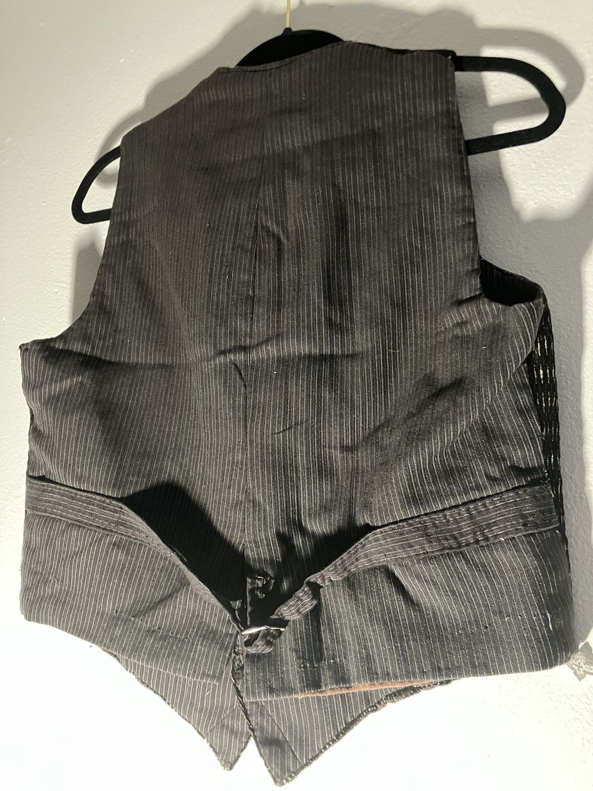 Other 1940s Patterned Satin Waistcoat Size 40R - 6 Thumbnail