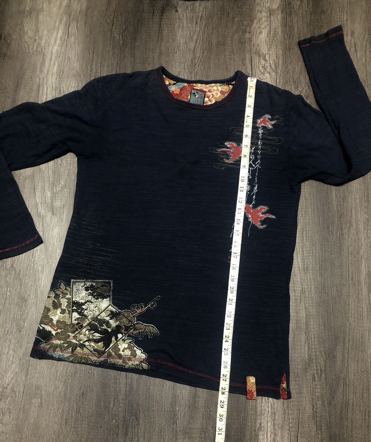 If Six Was Nine × Japanese Brand Vintage Geisha Japanese Brand Long Sleeve Tee Shirt Size US L / EU 52-54 / 3 - 16 Thumbnail