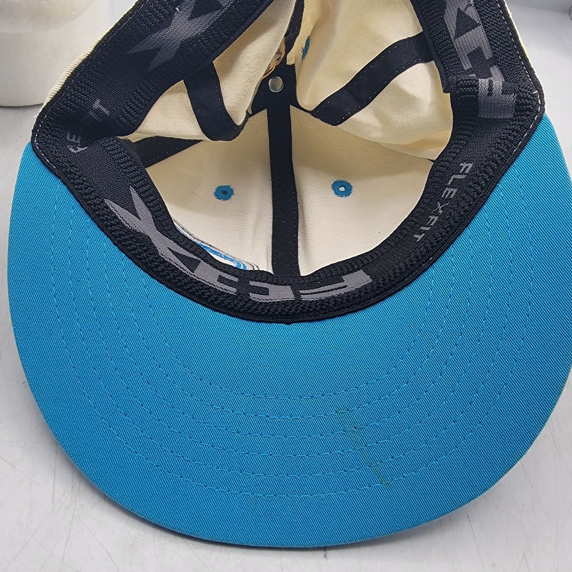 Fox Racing Fox Racing Small Medium White Blue Fitted Hat Motorcycles Mo Size ONE SIZE - 8 Thumbnail