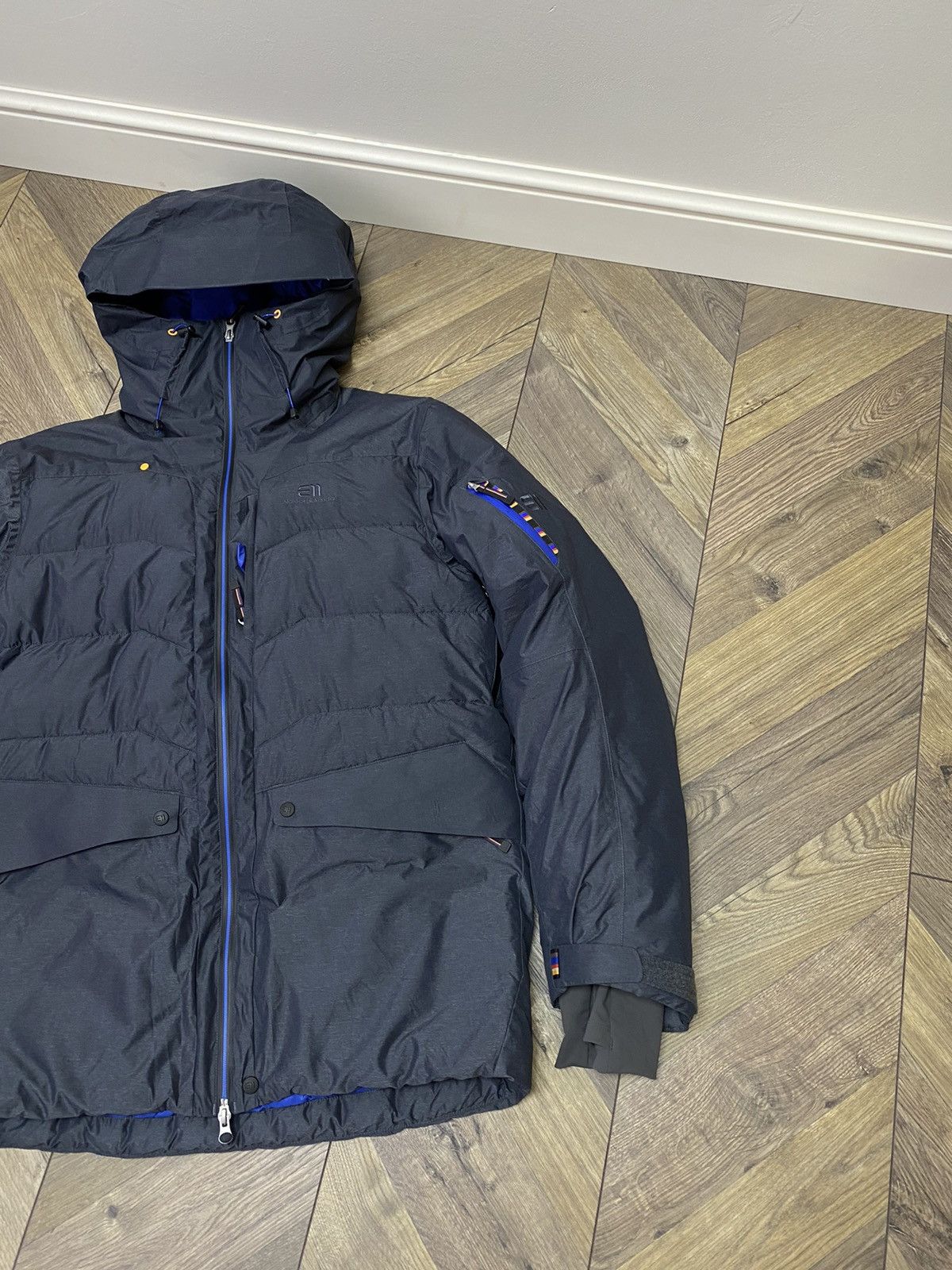 Designer × Vintage Vintage Elevenate Montana Jacket Navy Size US L / EU 52-54 / 3 - 5 Thumbnail
