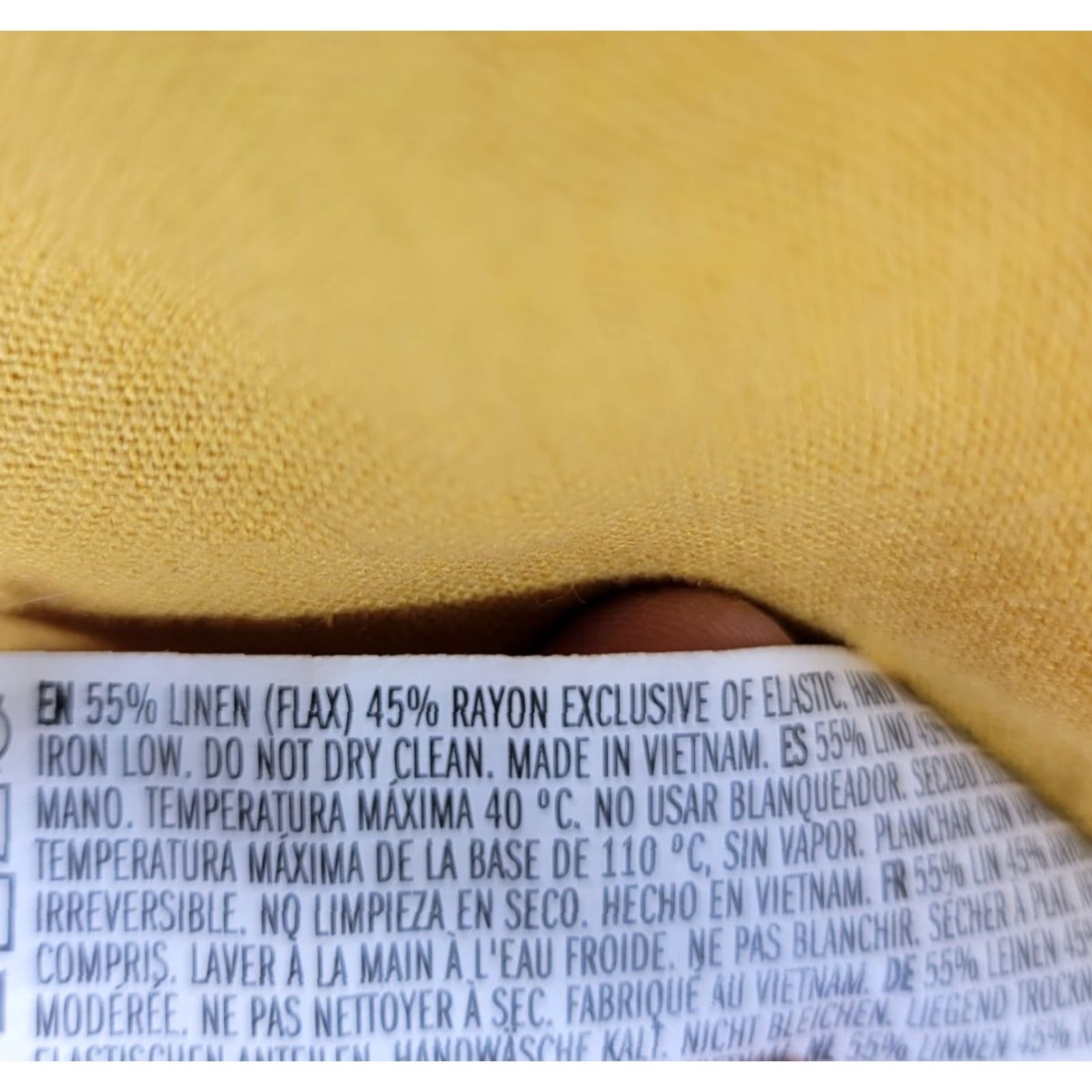 Forever 21 FOREVER 21 Sunny Spot Mustard Mini Dress Linen Rayon Sleeveless Button Front Zip M NWT Womens Sundress Size M / US 6-8 / IT 42-44 - 7 Thumbnail