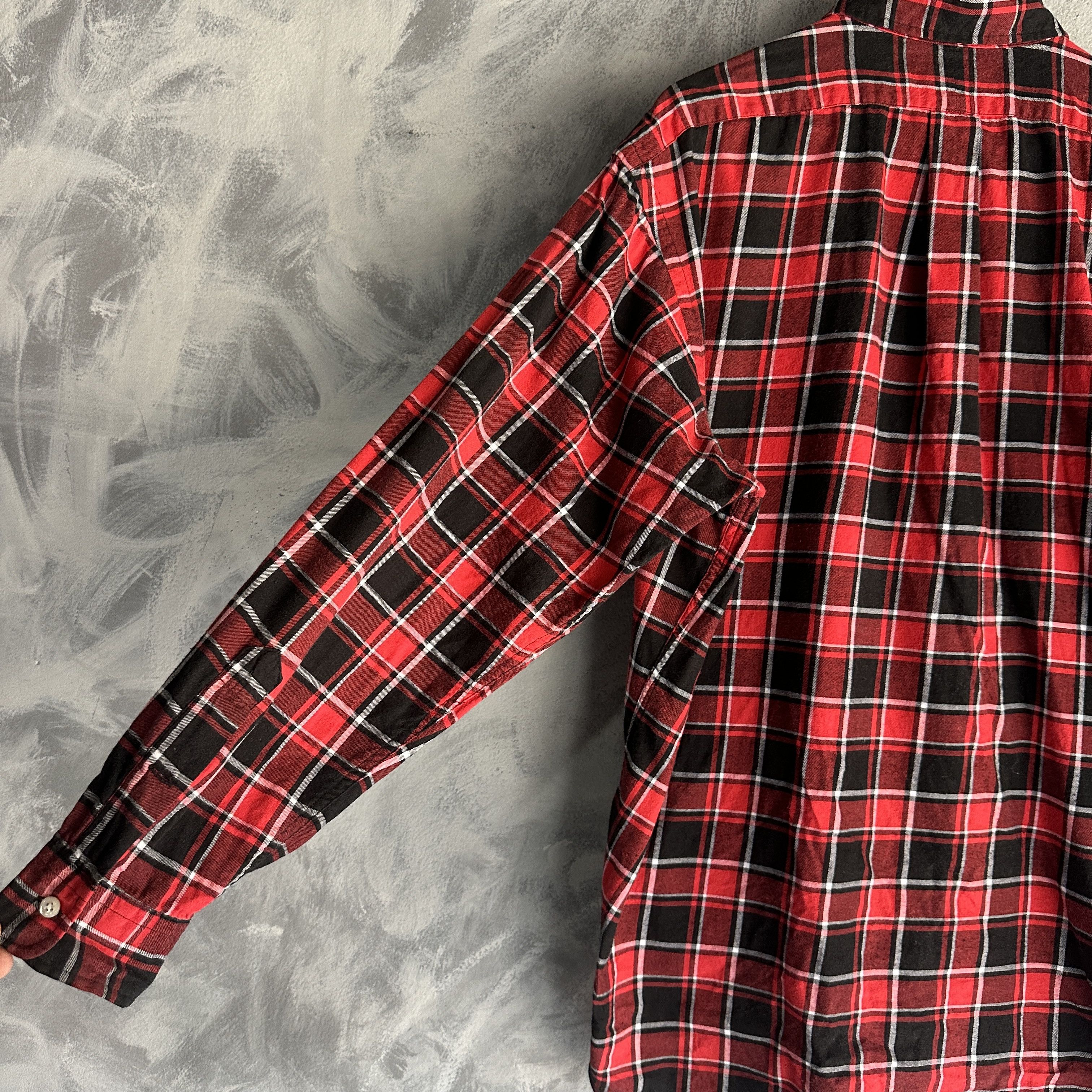 Polo Ralph Lauren Vtg Polo Ralph Lauren Shirt Mens Blaire Flannel Tartan 90s Size US L / EU 52-54 / 3 - 8 Thumbnail