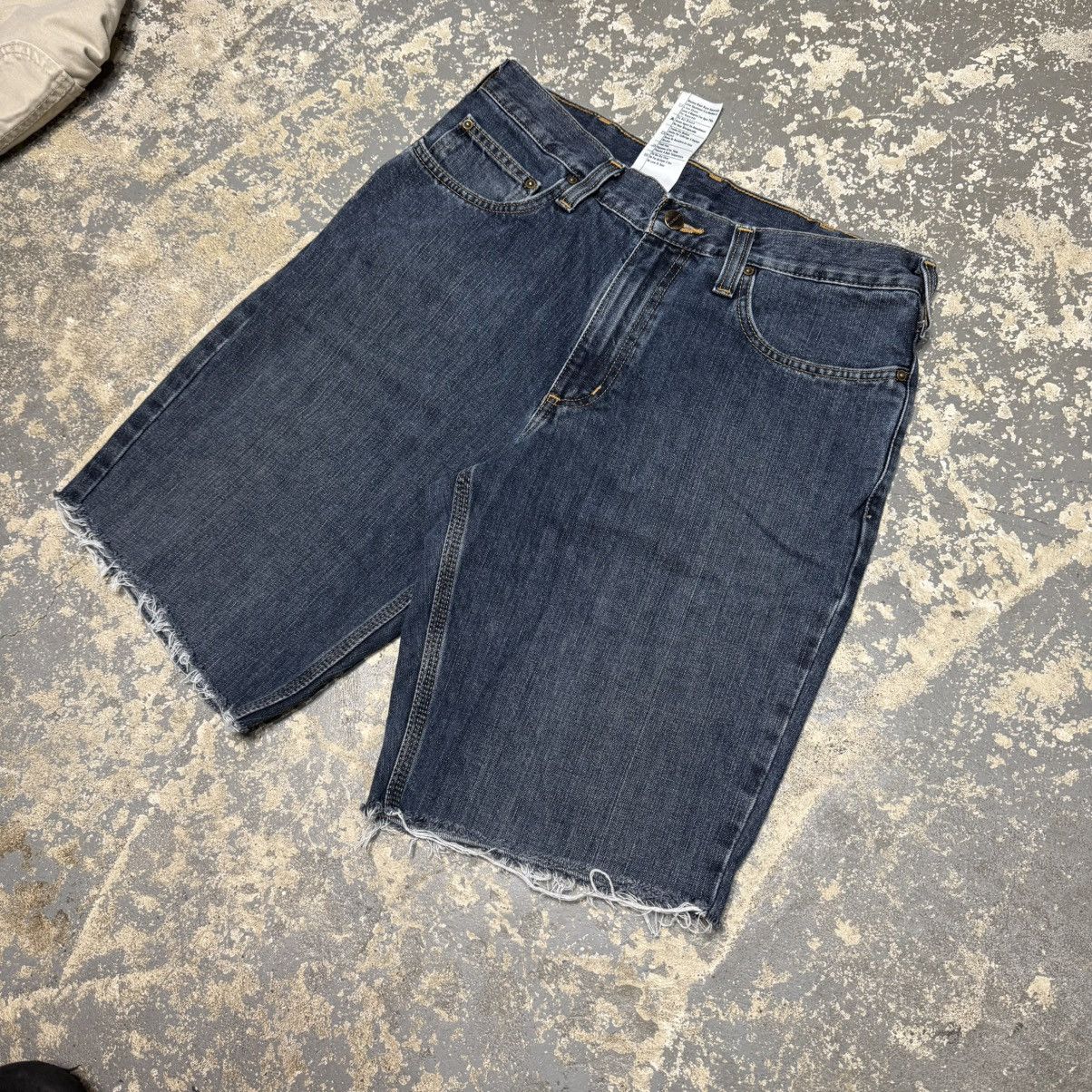 Carhartt Vintage Carhartt Denim Cut Off Workwear Shorts Jorts Size US 32 / EU 48 - 4 Thumbnail