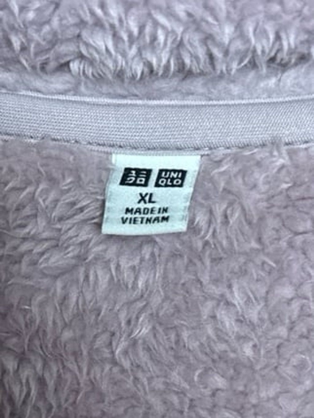 Uniqlo UNIQLO purple fleece furry hooded jacket sweatshirt sz XL Size XL / US 12-14 / IT 48-50 - 4 Thumbnail