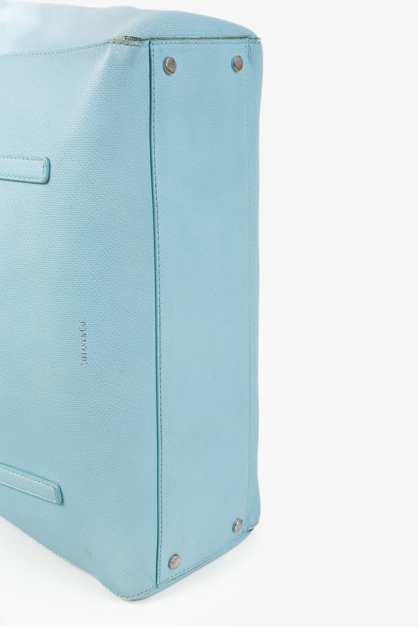 Tiffany & Co. Tiffany & Co Textured Leather East West Tote Bag Size ONE SIZE - 5 Thumbnail