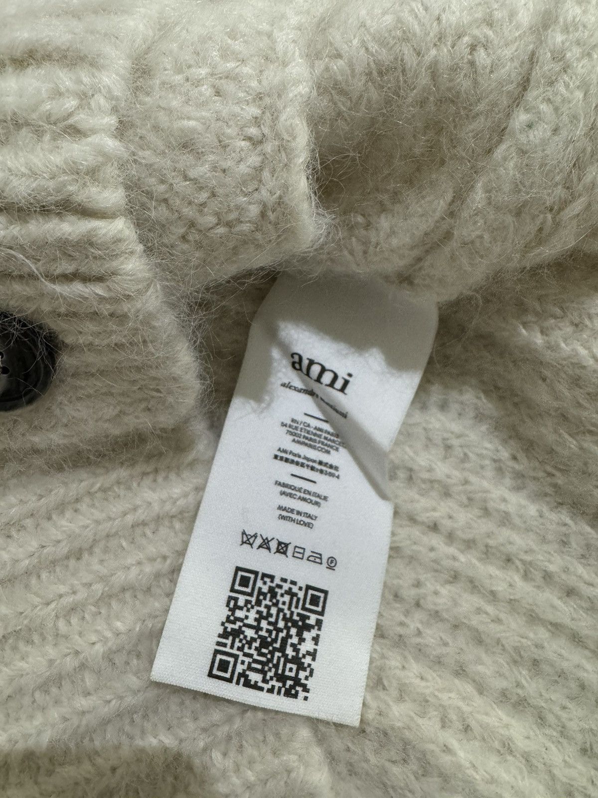 AMI Off White Knit Cardigan Size US M / EU 48-50 / 2 - 5 Thumbnail