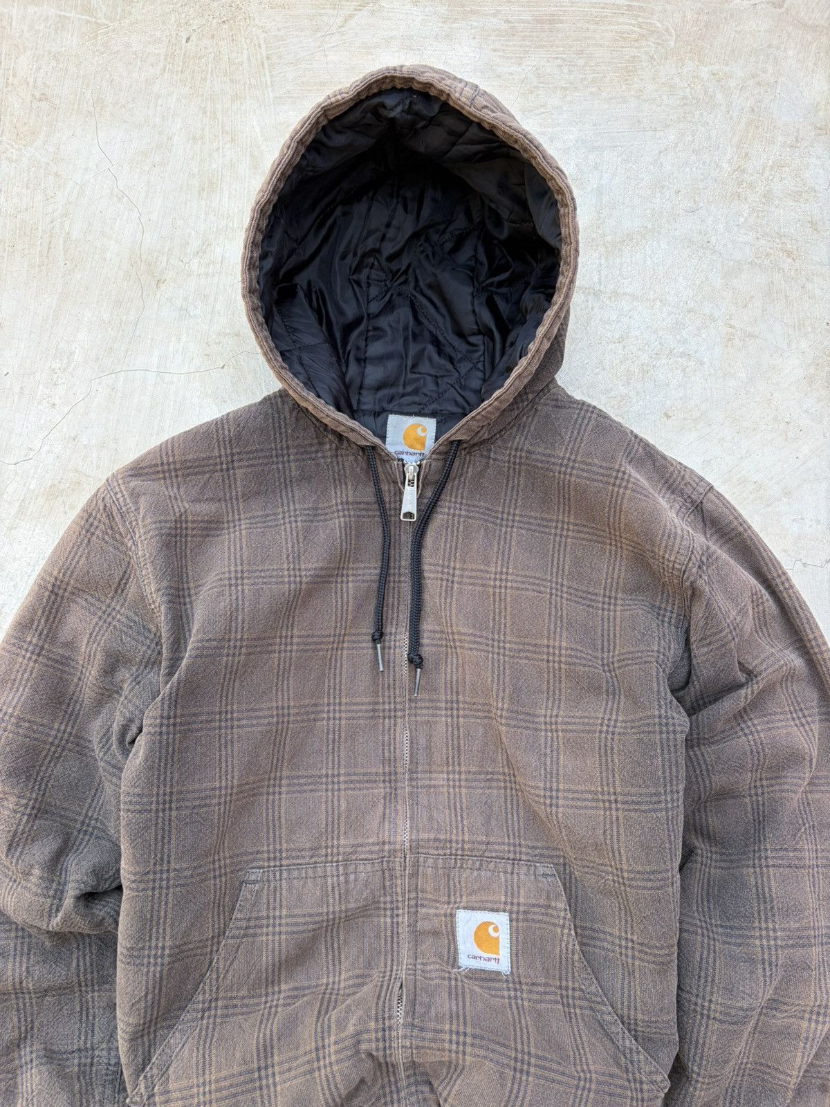 Carhartt Vintage 00s Sunfaded Carhartt Plaid Active Jacket Size US M / EU 48-50 / 2 - 4 Thumbnail