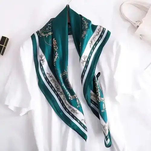 Other Simple Silk Square Scarf Size ONE SIZE - 1 Thumbnail
