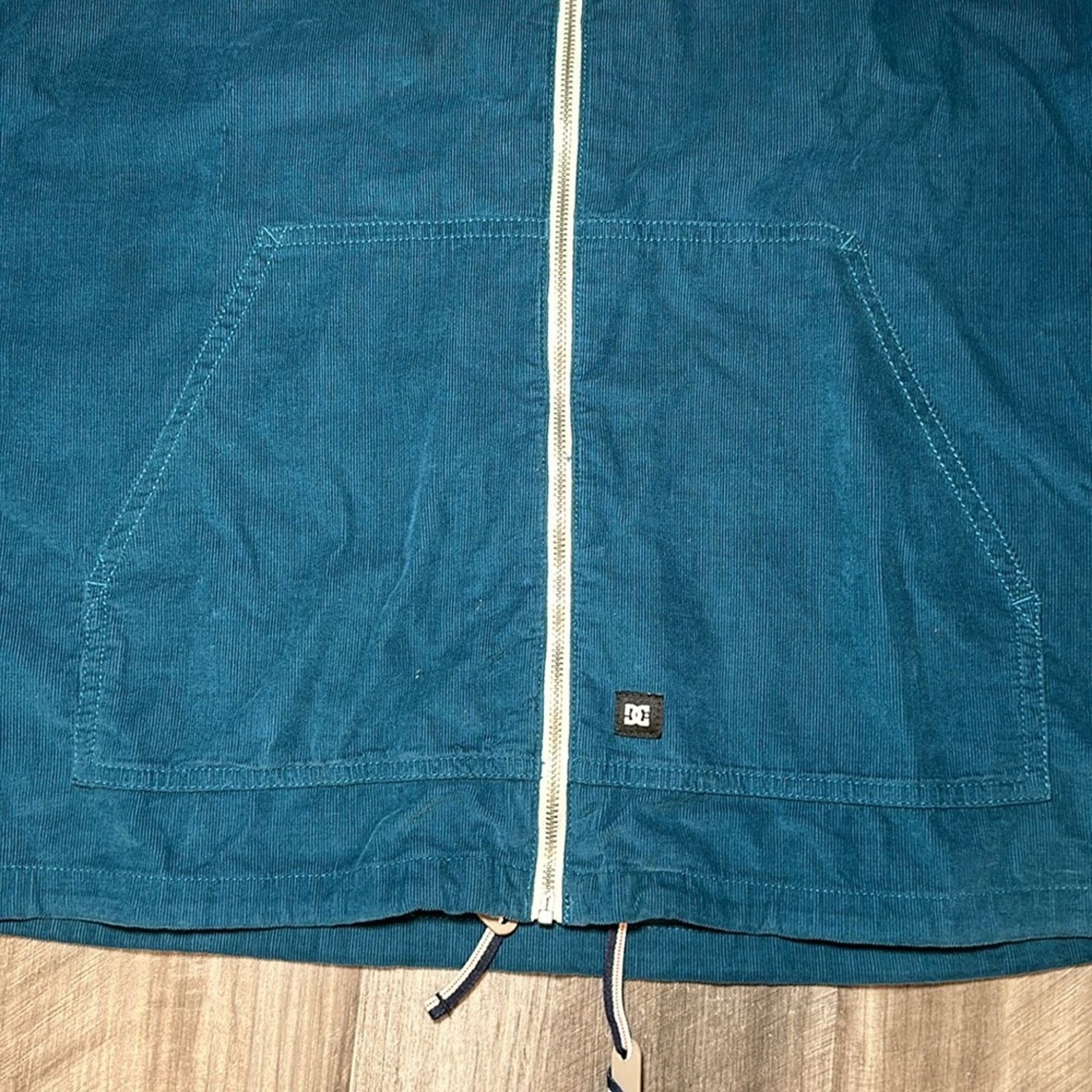 DC DC Shoes Light Corduroy Full Zip Hoodie - Medium Size US M / EU 48-50 / 2 - 5 Thumbnail