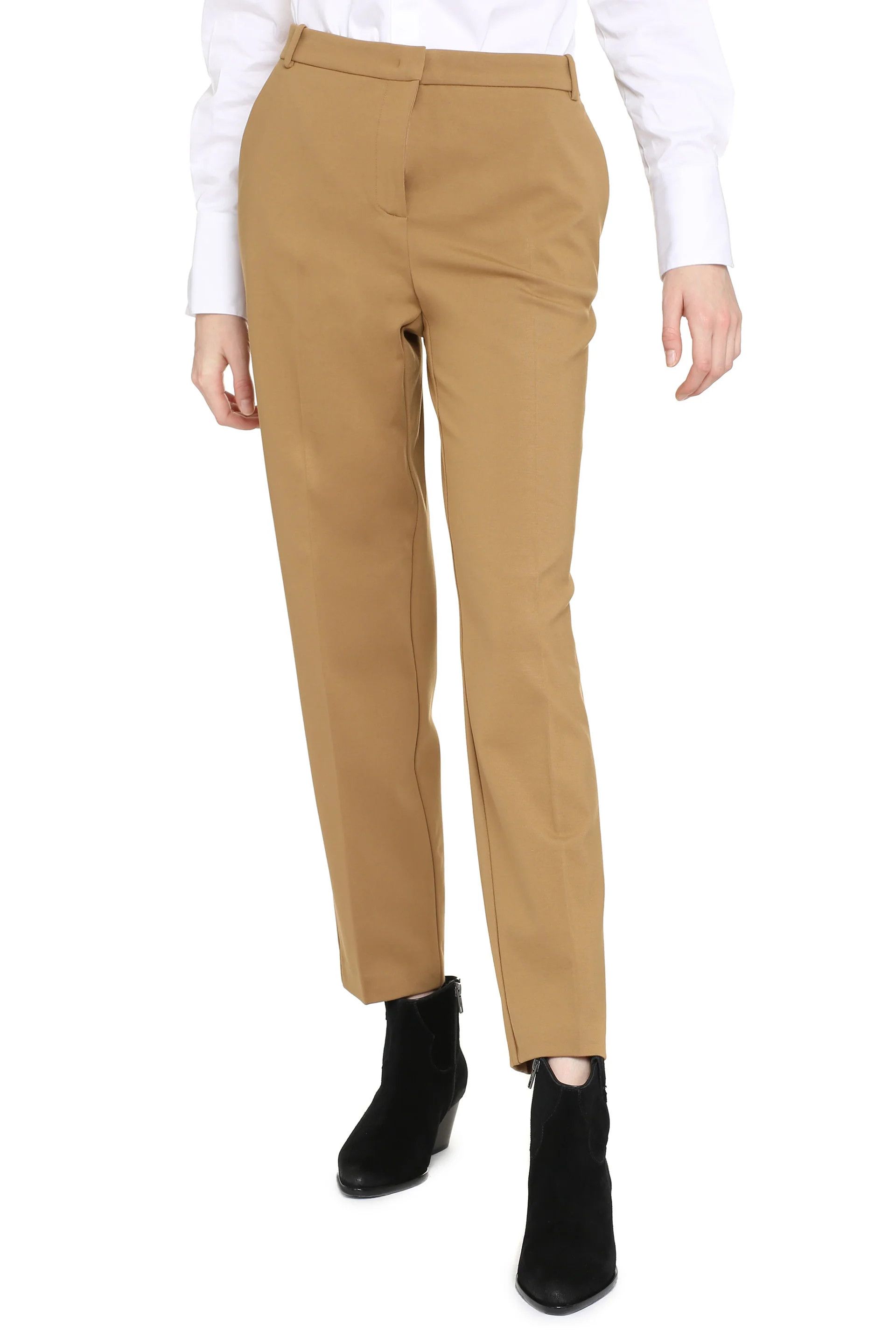 Pinko o1s22i1n0824 Bello Cigarette Pants in Brown Size 30" / US 8 / IT 44 - 3 Thumbnail