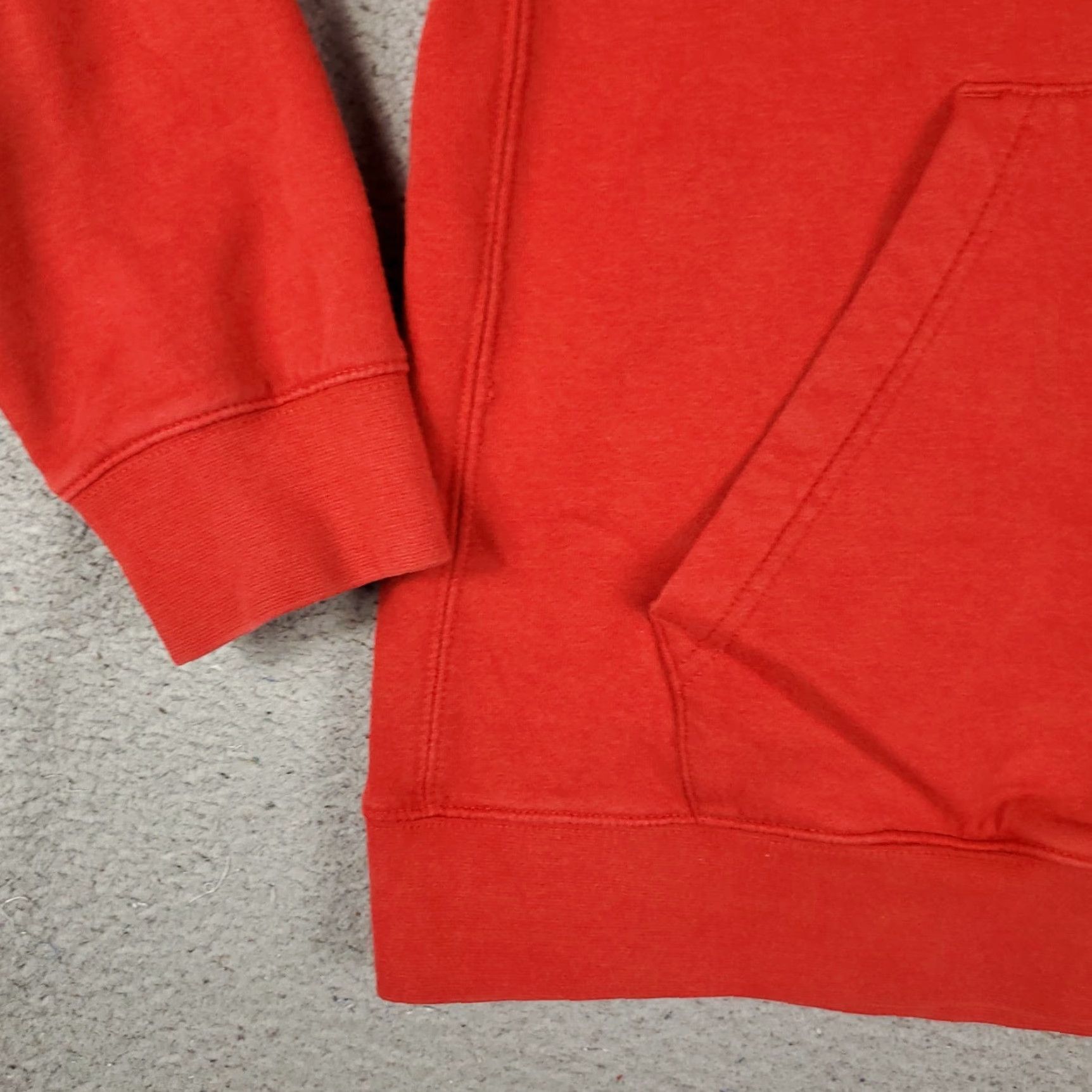 Nike Nike Hoodie Mens L Red Swoosh Pullover Sweatshirt - Mock Neck, Lace Up, Cotton Blend, Fleece, Logo, Regular Fit, All Seasons, Sports, Casual Size US L / EU 52-54 / 3 - 4 Thumbnail