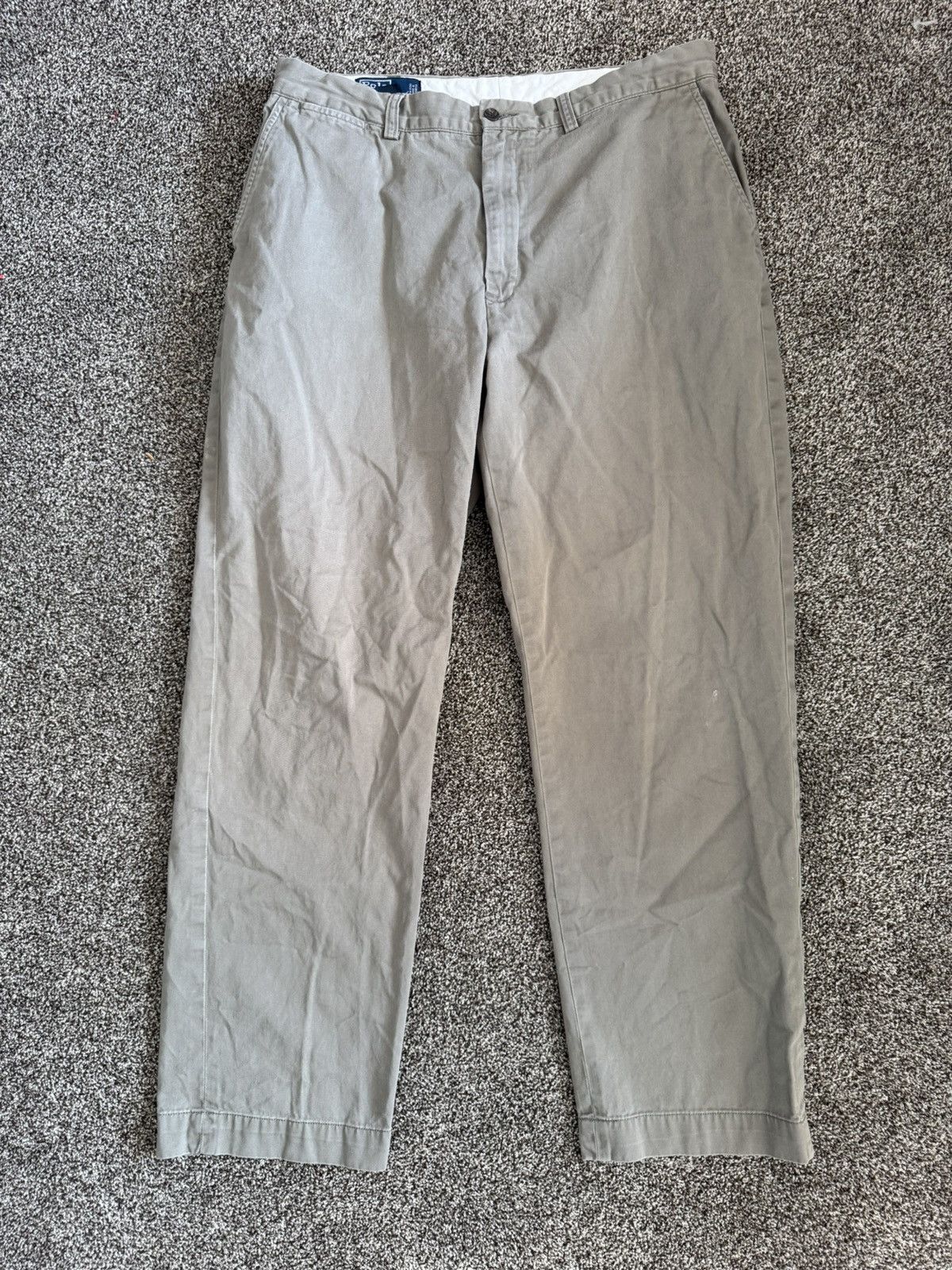 Polo Ralph Lauren Vintage Ralph Lauren Polo Chino Pants Green Prospect 33/30 Size US 33 - 1 Thumbnail