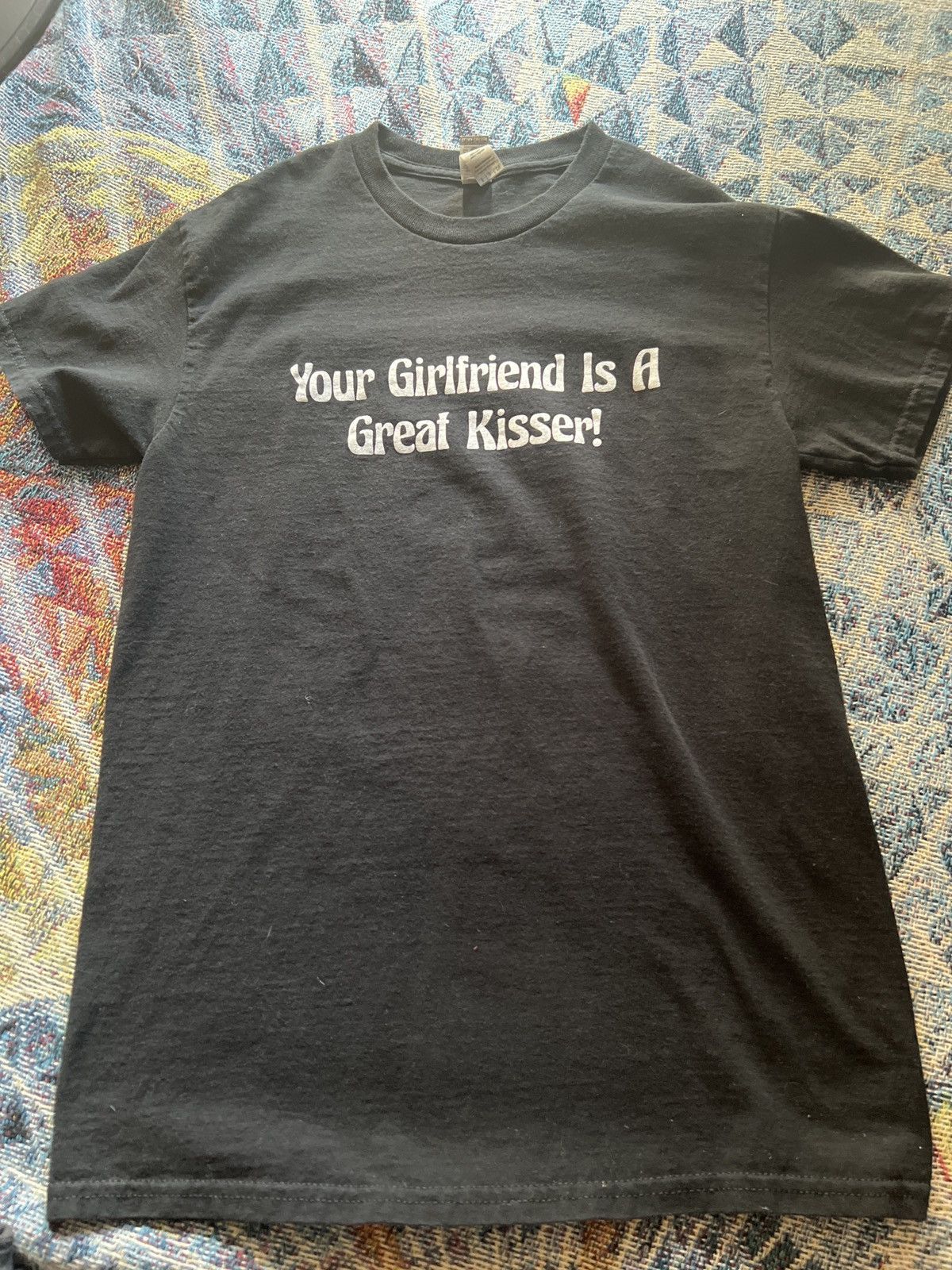Gildan Small black goofy message tee Size US S / EU 44-46 / 1 - 1 Preview