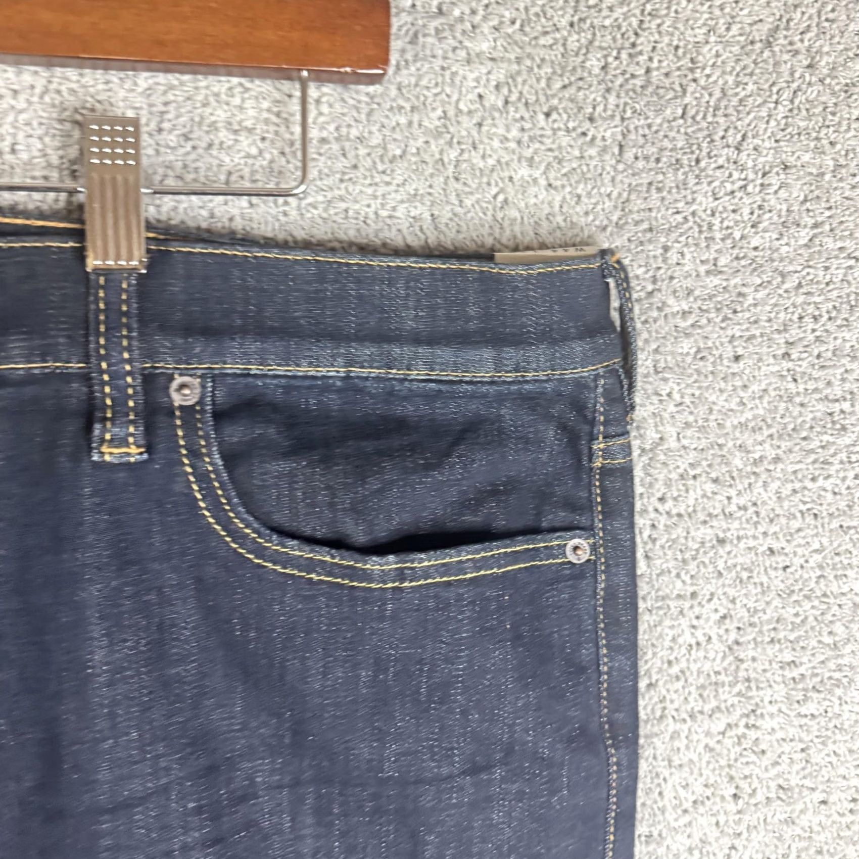 Lucky Brand Lucky Brand Athletic Taper Jeans Mens 44x32 Blue Dark Wash Denim Size US 44 / EU 60 - 3 Thumbnail