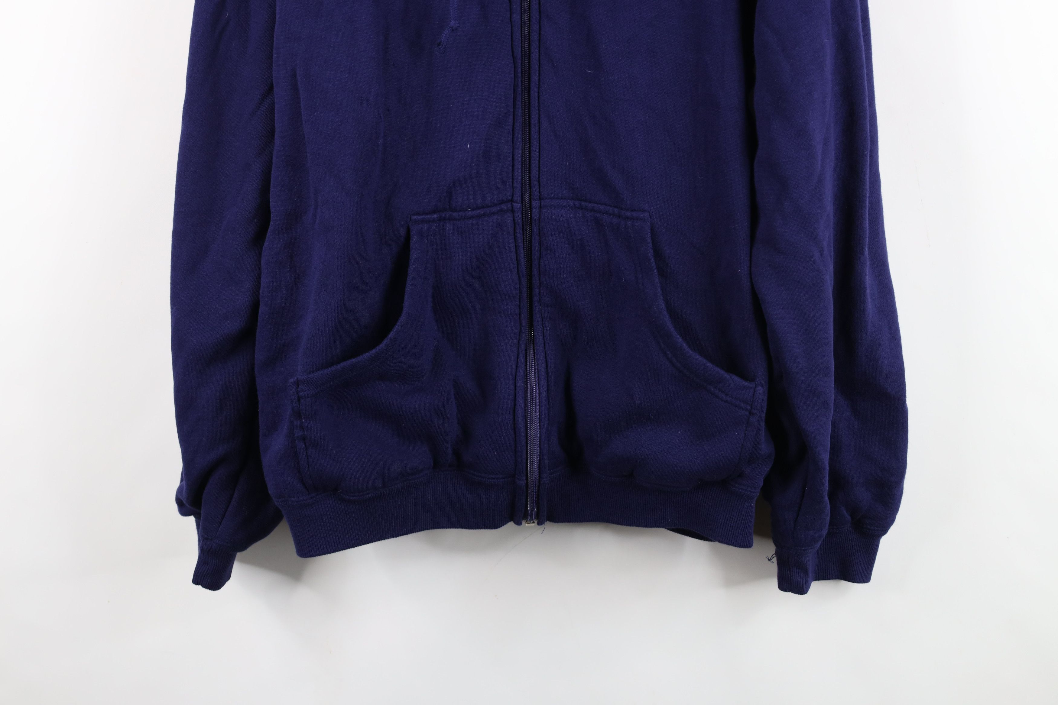 Vintage Vintage 70s 80s Streetwear Thermal Waffle Knit Lined Hoodie Size US L / EU 52-54 / 3 - 3 Thumbnail