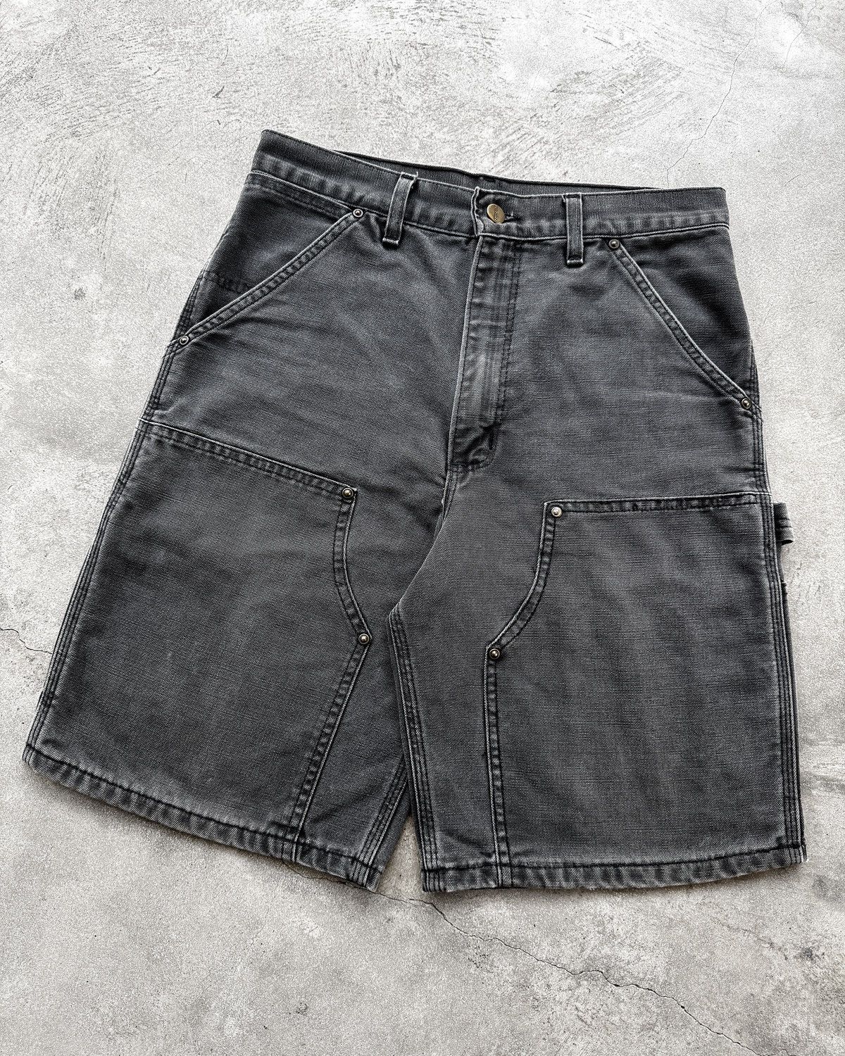Carhartt Vintage Carhartt Double Knee Shorts B80 BLK Size US 30 / EU 46 - 4 Thumbnail