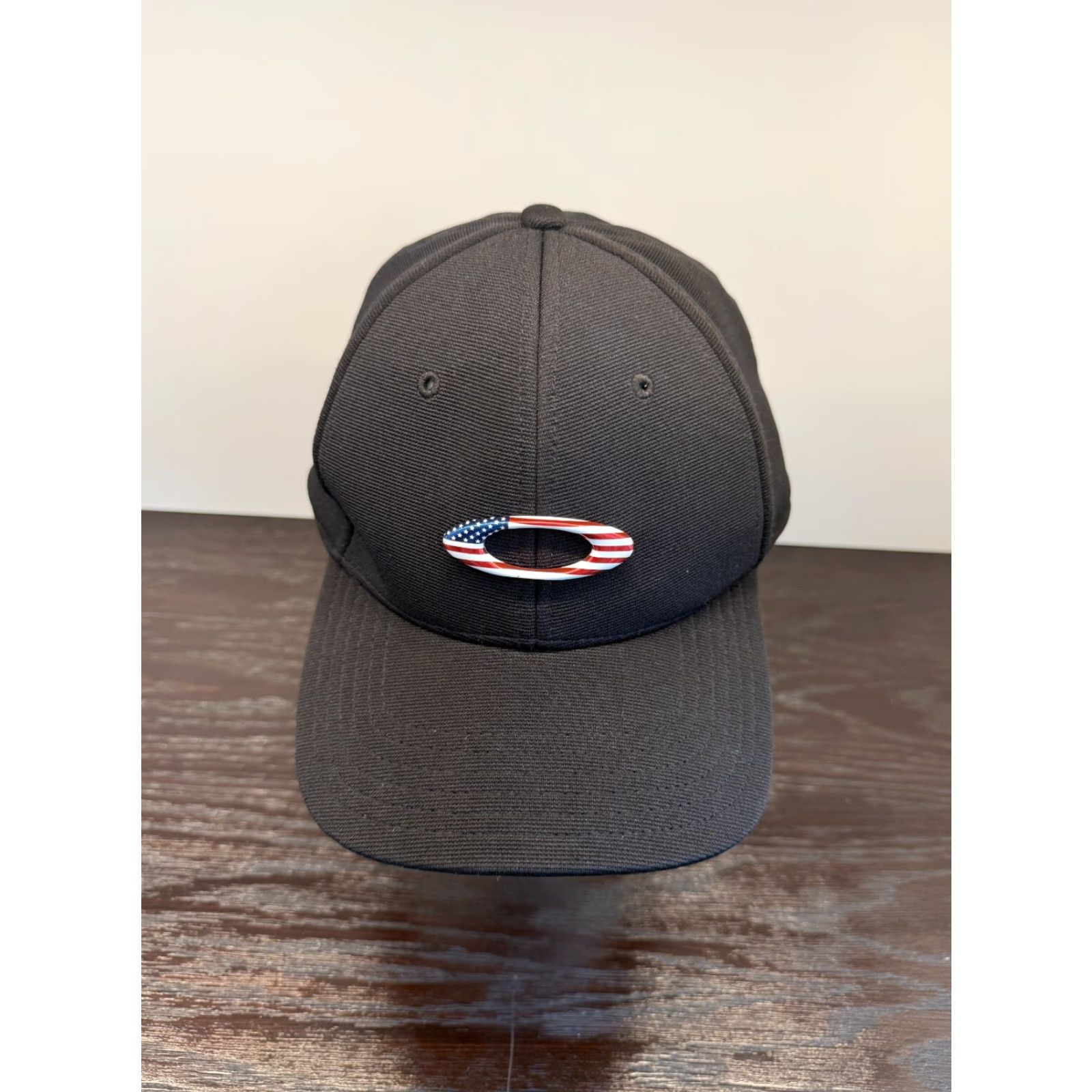 Oakley Oakley Hat Cap Mens L Black Fitted Flex Classic Low Baseball Twill USA Logo Mens Size ONE SIZE - 2 Thumbnail