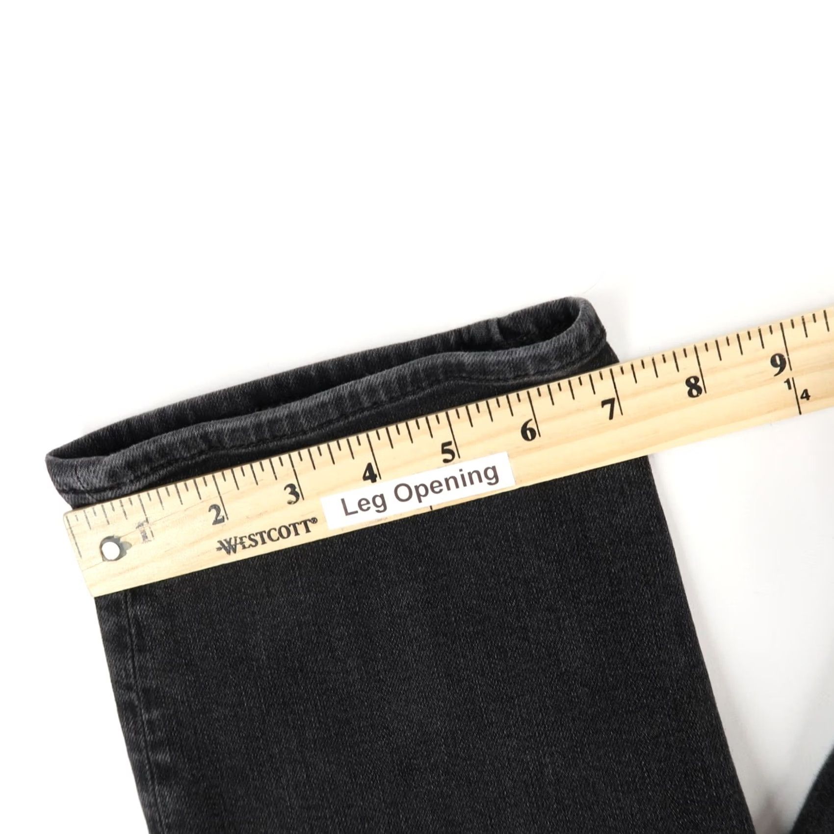 Cos COS Jeans Womens Slim Ankle 30 Black Wash Stretch Mid Rise Denim Size 30" / US 8 / IT 44 - 6 Thumbnail