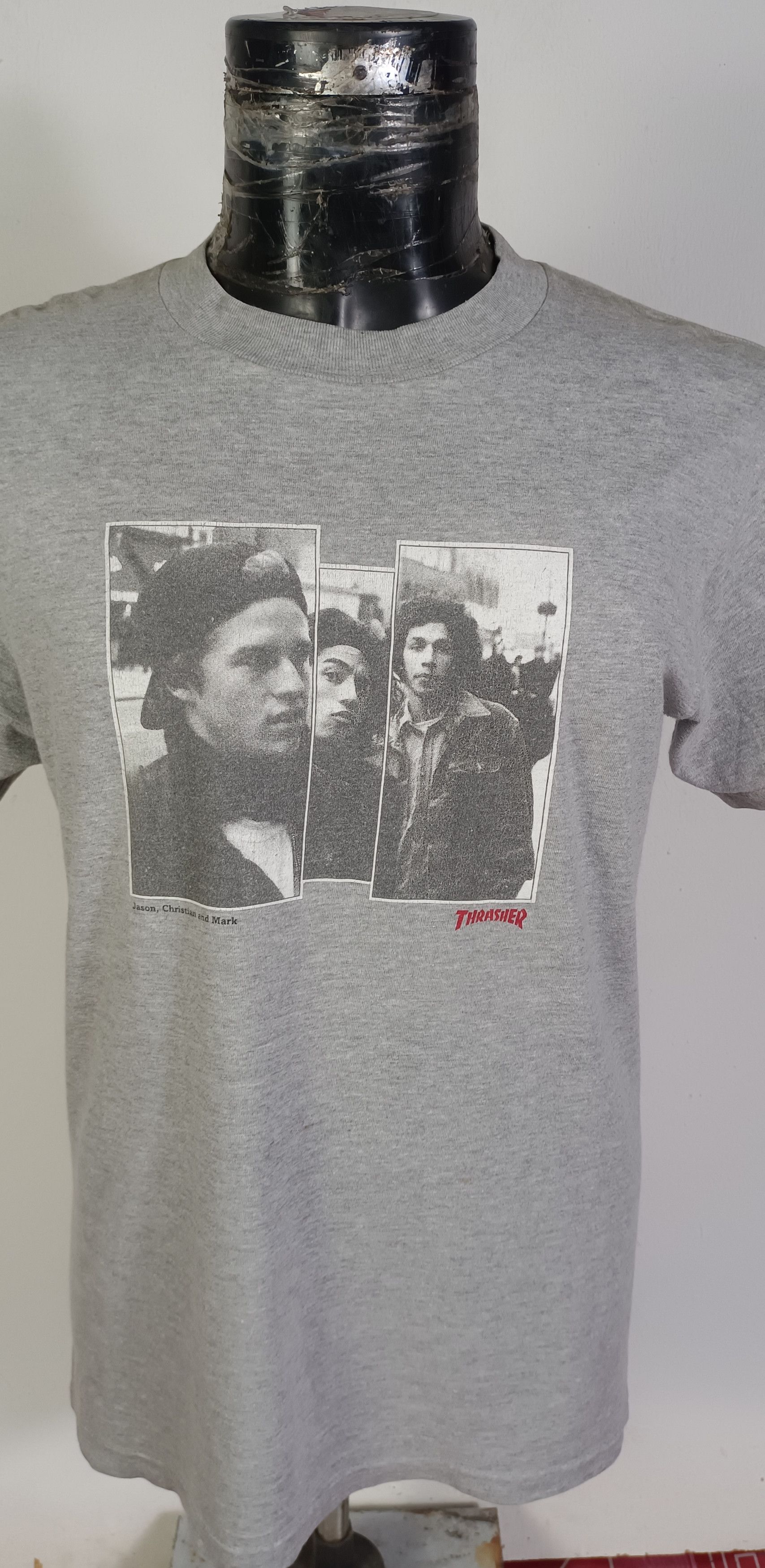 Thrasher × Vintage Vintage 90s🔥Thrasher "Jason, Christian And Mark" Photo Tee Size US M / EU 48-50 / 2 - 3 Thumbnail