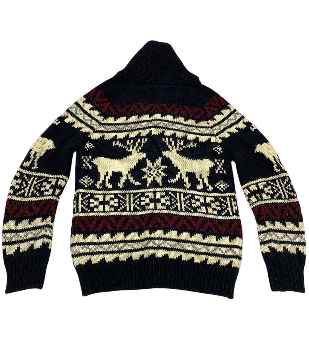Union LA Union Station Navajo Motive Shawl Collar Cardigan Knit (C4) Size US S / EU 44-46 / 1 - 4 Thumbnail