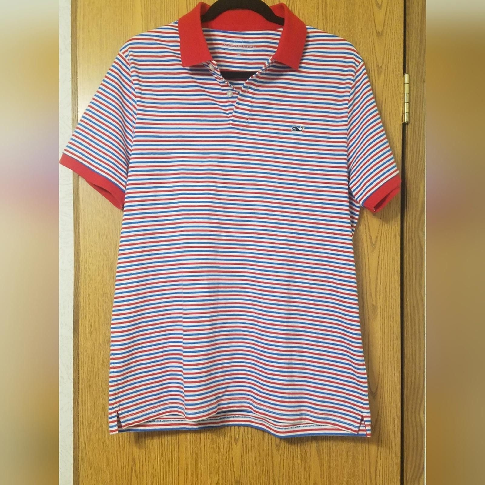 Vineyard Vines Vineyard Vines Red and Blue Polo Shirt Size Medium Size US M / EU 48-50 / 2 - 1 Thumbnail