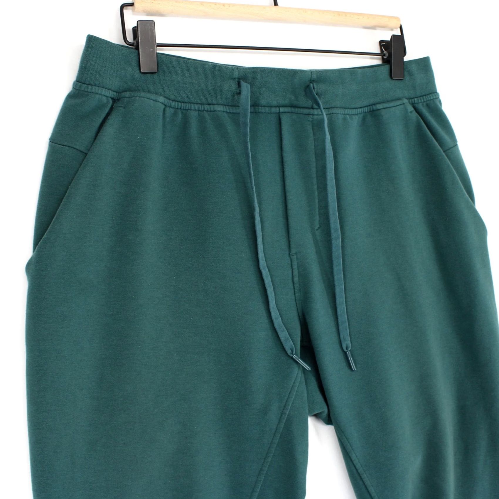 Lululemon Lululemon City Sweat Jogger Mens L Green French Terry Tapered Size US 33 - 2 Thumbnail