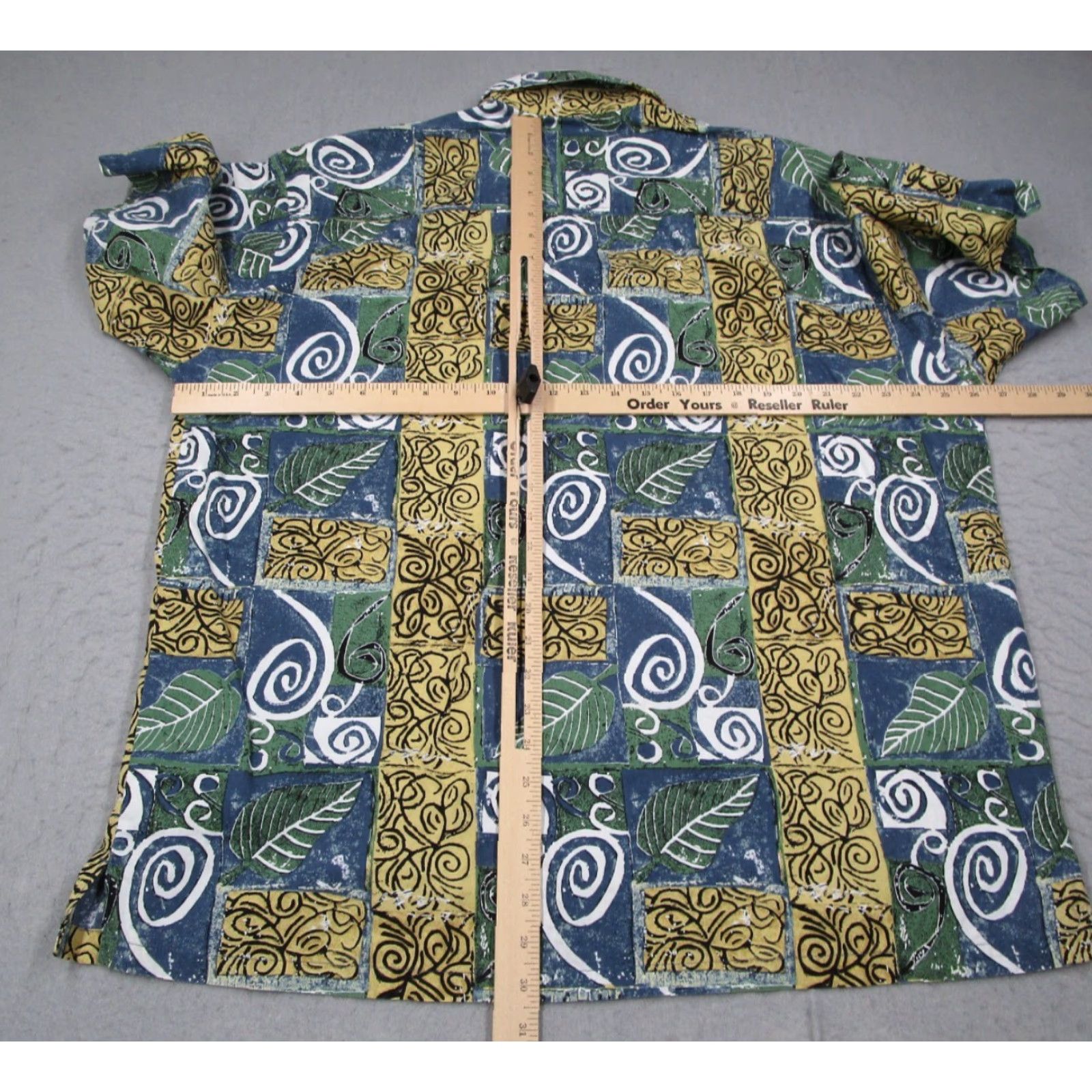 Vintage Kahala Hawaiian Shirt Mens XL Blue Floral Button-Up Short Sleeve Aloha USA Size US XL / EU 56 / 4 - 4 Thumbnail