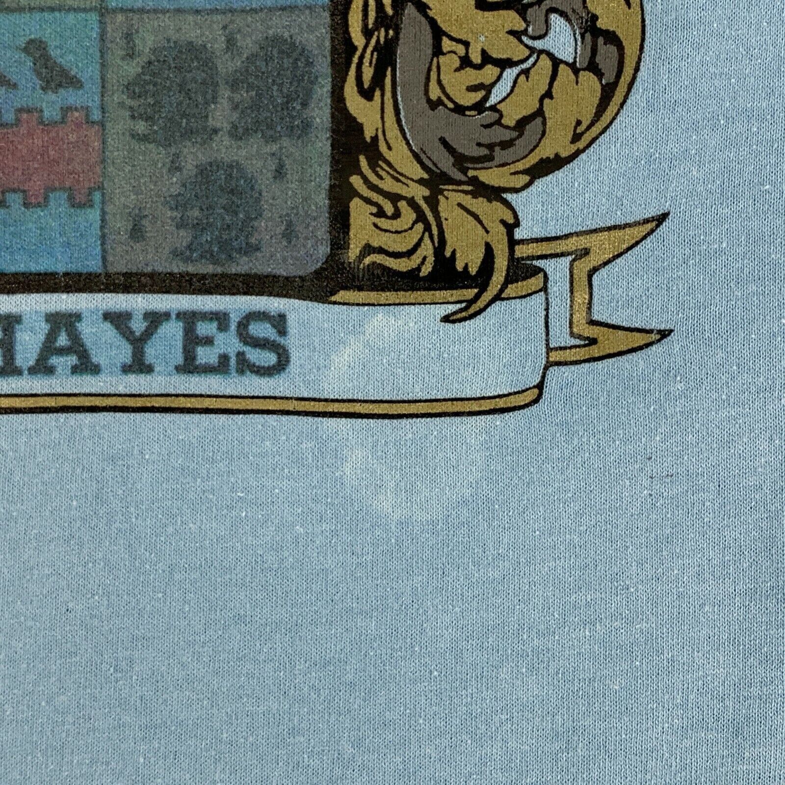 Vintage Vintage 80s Hayes Family Name Crest T Shirt L Large Size US L / EU 52-54 / 3 - 4 Thumbnail