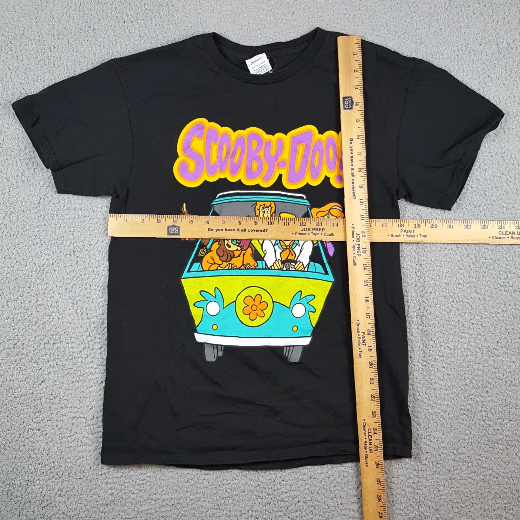 Delta VINTAGE Scooby-Doo Mystery Machine Cartoon Size S Retro TV Show Movie Black Tee T Shirt Size US S / EU 44-46 / 1 - 7 Thumbnail