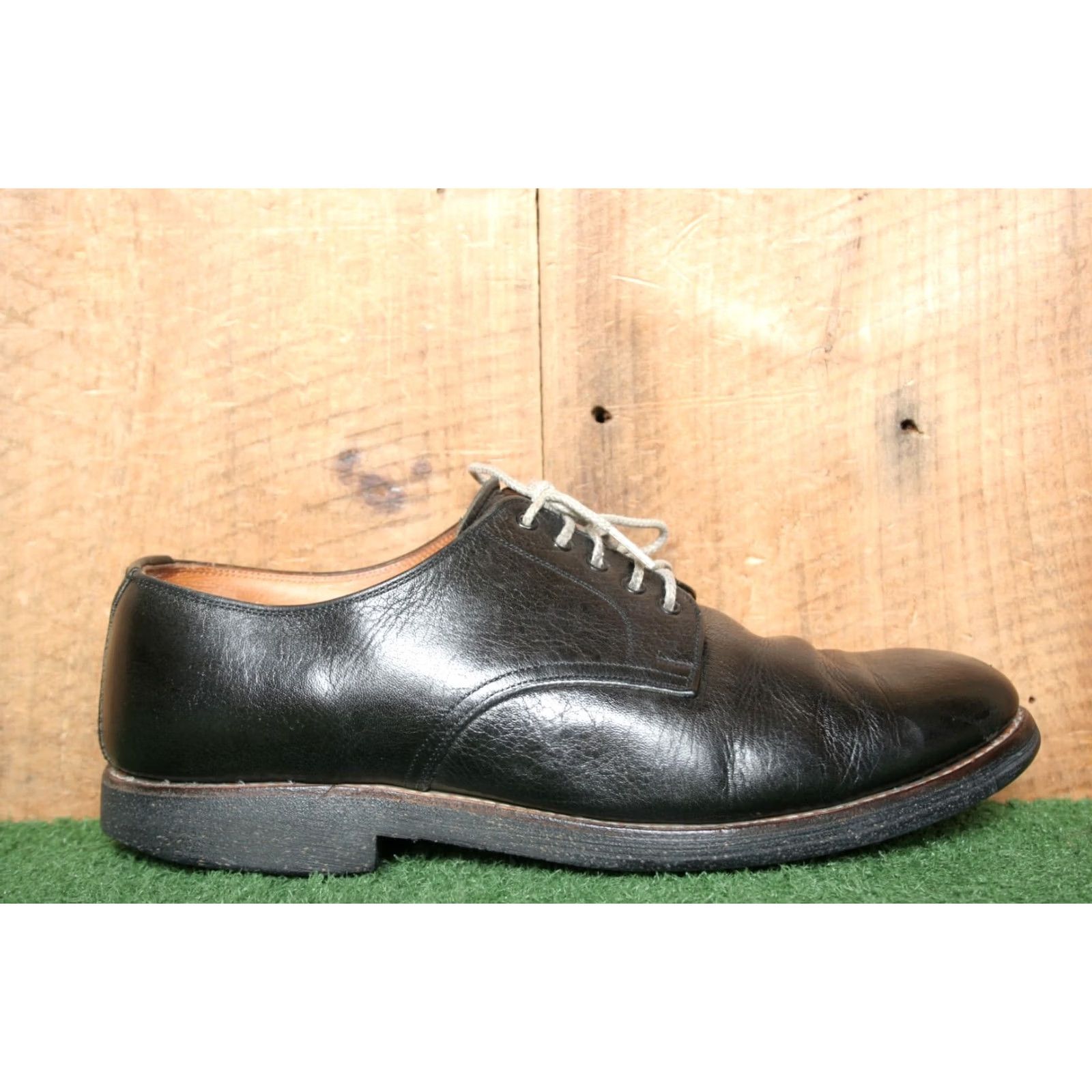 Bench HIROKAWA Scotch Grain Black Leather Oxfords Bench Made JPN 25.5 ≈ US 8 Mens Leather Upper Oxford Size US 8 / EU 41 - 2 Thumbnail