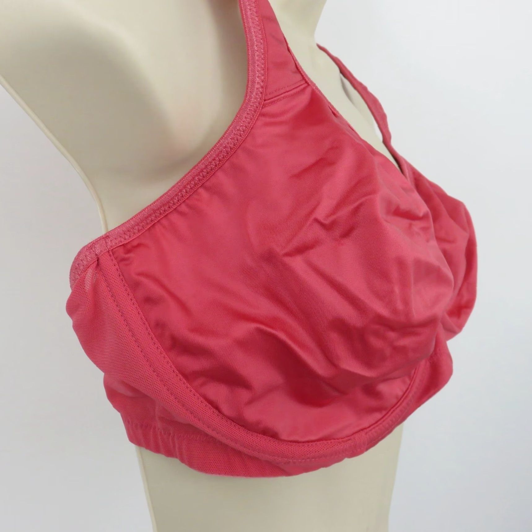 Vintage Breezies Bra Underwire Unlined Style A639540 36DDD Womens Pink T-Shirt Bra Charms Rhinestone Silver Charm Size ONE SIZE - 3 Thumbnail