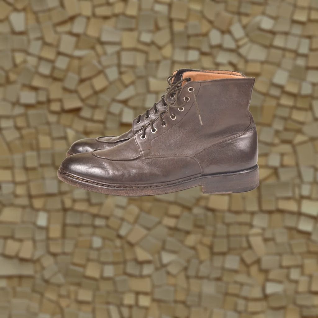 Barracuda Barracuda Brown Leather Combat Boots 3276 Made in Italy Size 45 Mens Leather Boots Brown 3276 Italy Used 11 EU 45 Size US 11 / EU 44 - 1 Thumbnail