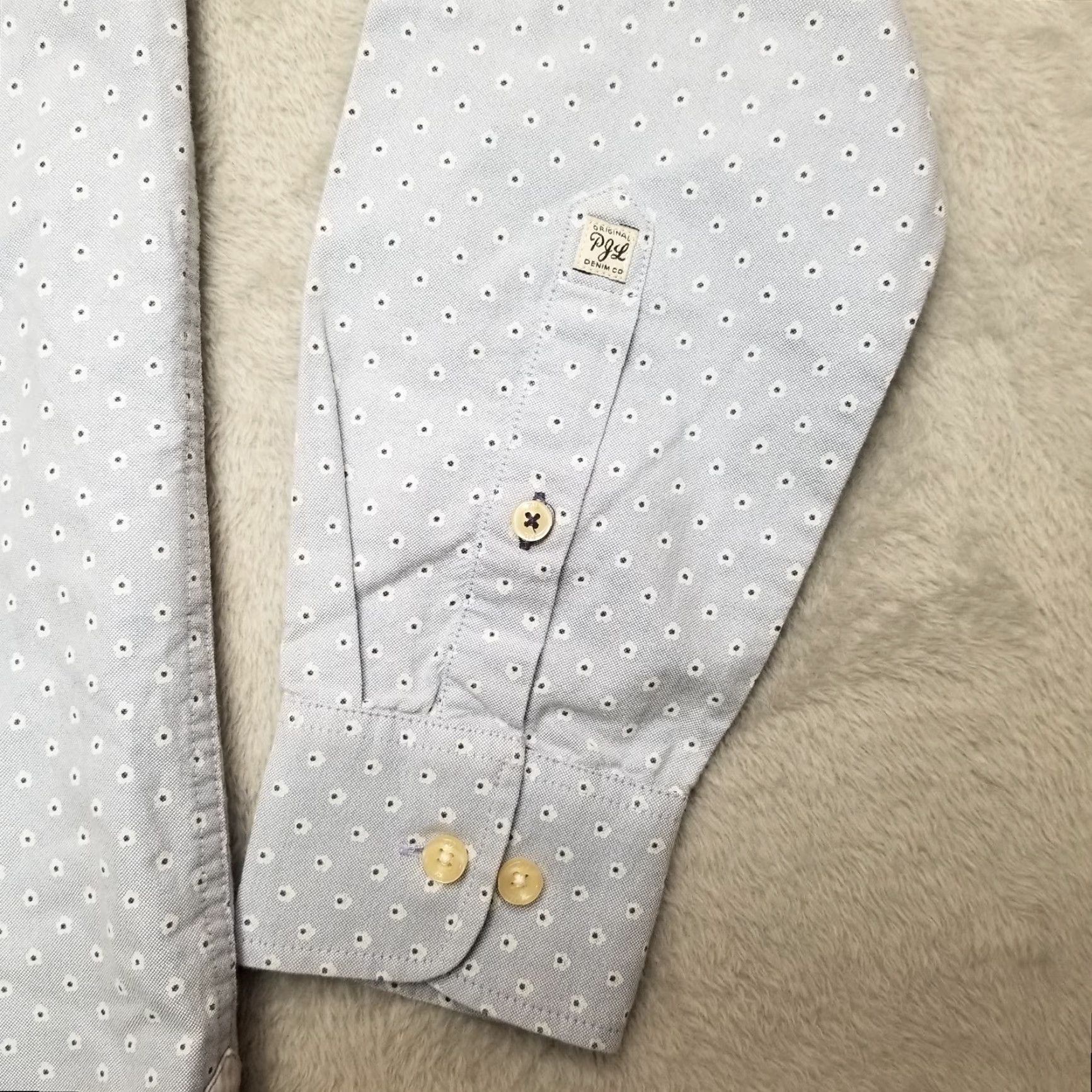 Pepe Jeans Pepe Jeans Shirt Mens M Blue Geometric Button-Down Long Sleeve Casual London Size US M / EU 48-50 / 2 - 4 Thumbnail