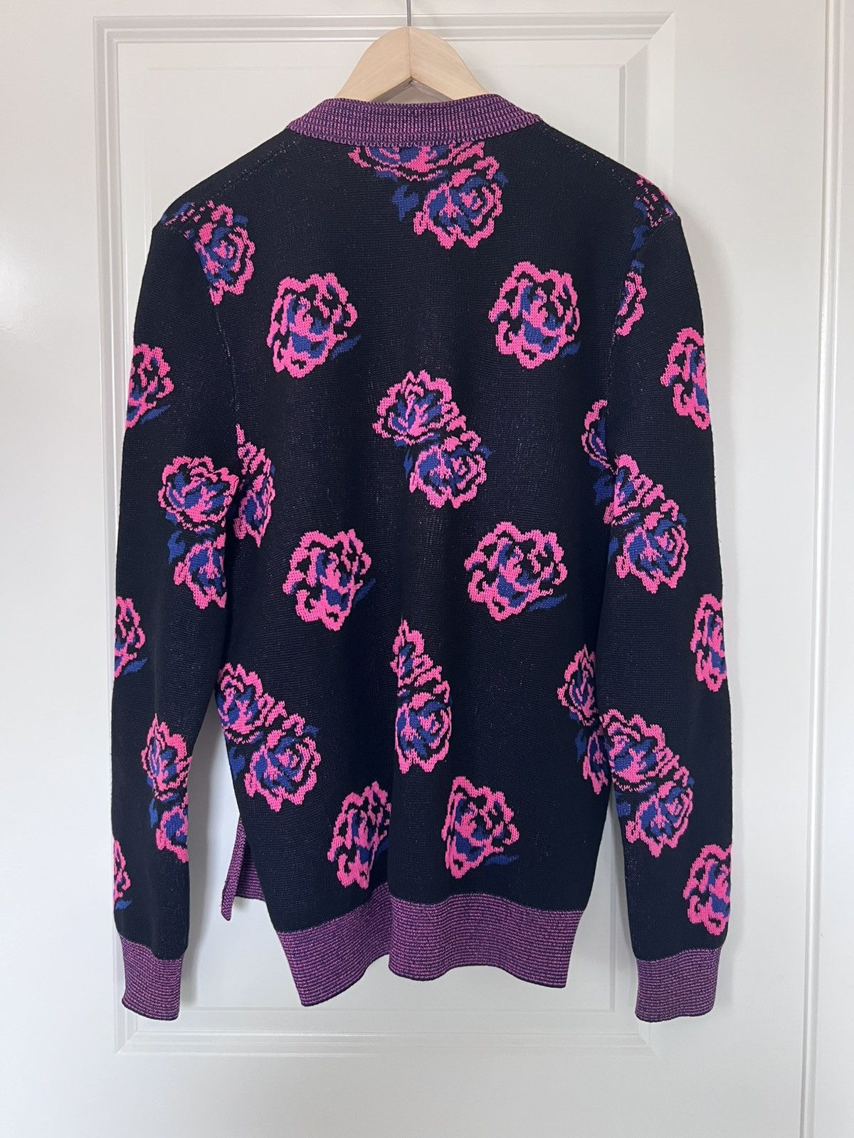 Hedi Slimane × Saint Laurent Paris Saint Laurent Rose Knit Cardigan, Size M Size US M / EU 48-50 / 2 - 7 Thumbnail
