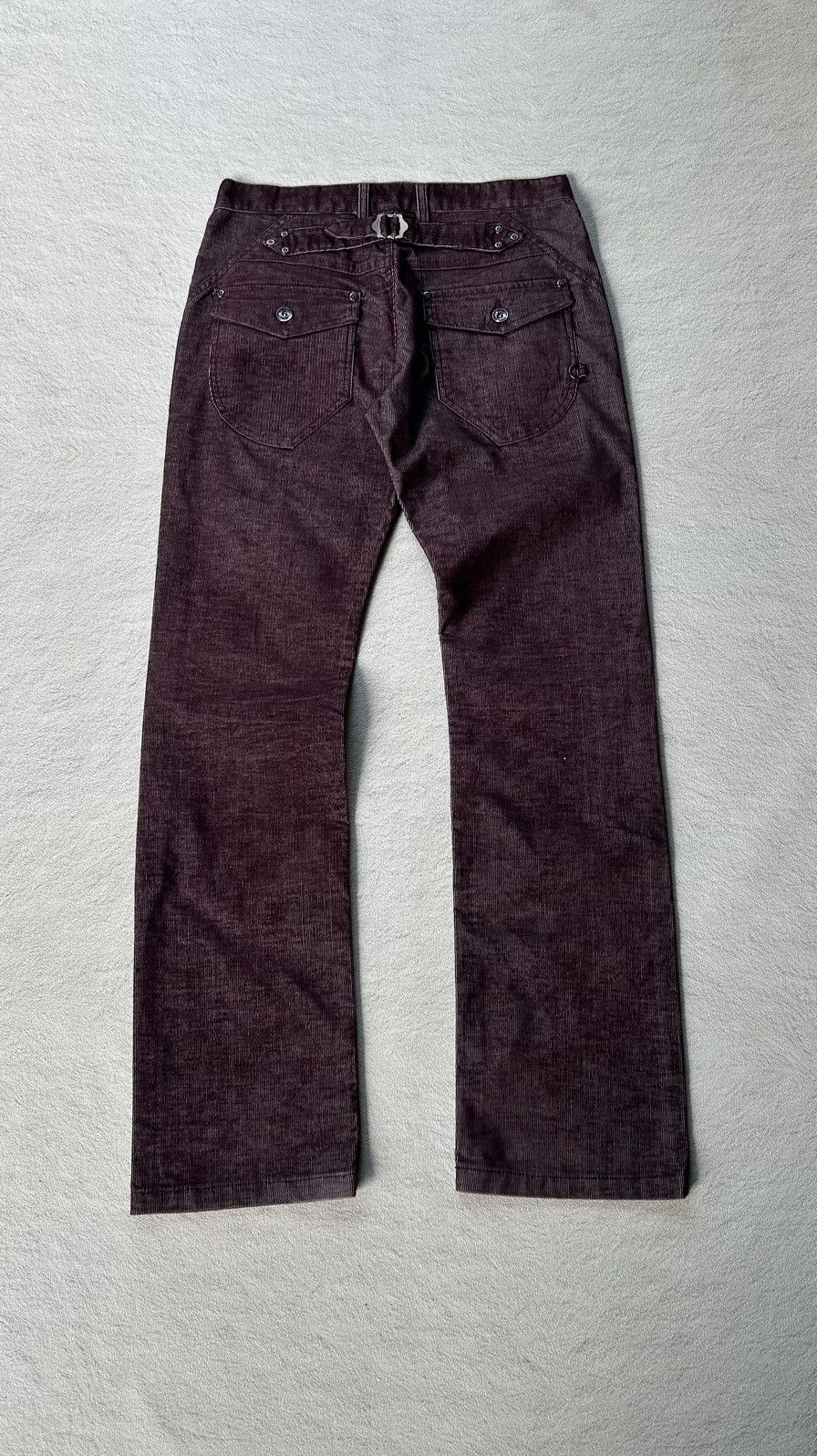 semanticdesign 2000s Semantic Design Corduroy Buckle Back Pants Size US 31 - 3 Thumbnail