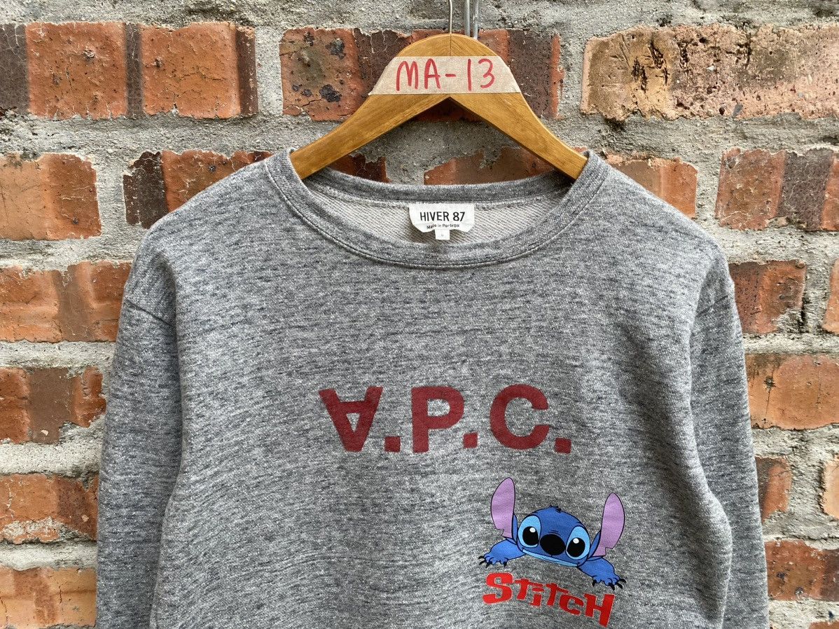 A.P.C. APC x lilo and stitch swetshirt Size S / US 4 / IT 40 - 3 Thumbnail