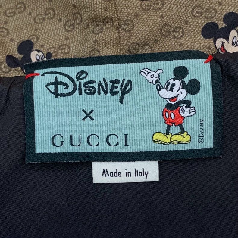 Gucci Gucci Disney co-branded brown logo Mickey pattern full prin Size US S / EU 44-46 / 1 - 6 Thumbnail