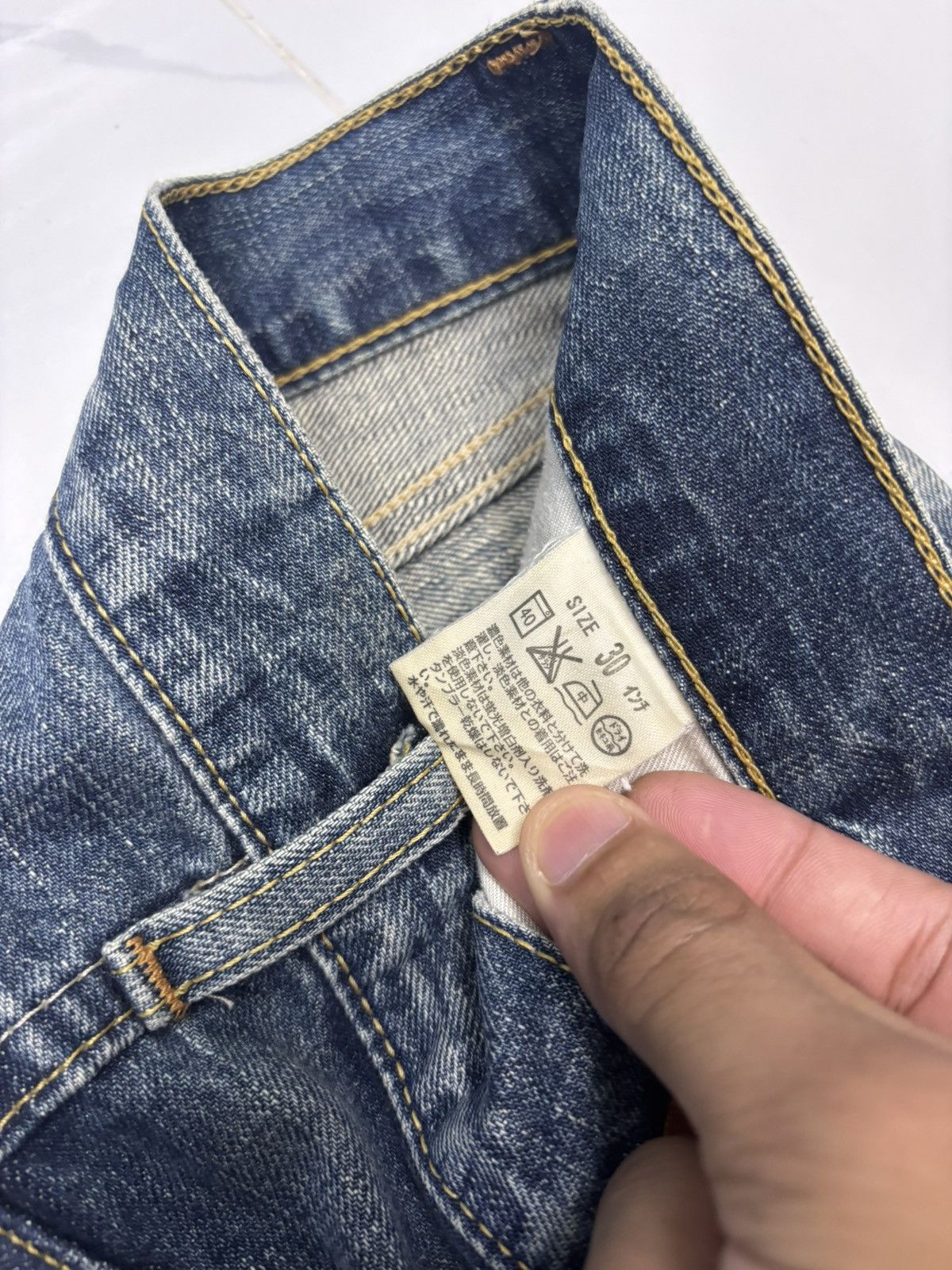 Kapital 🔥LEVIS 502 CLAWMARK DISTRESSED DENIM JEANS Size US 30 / EU 46 - 13 Thumbnail