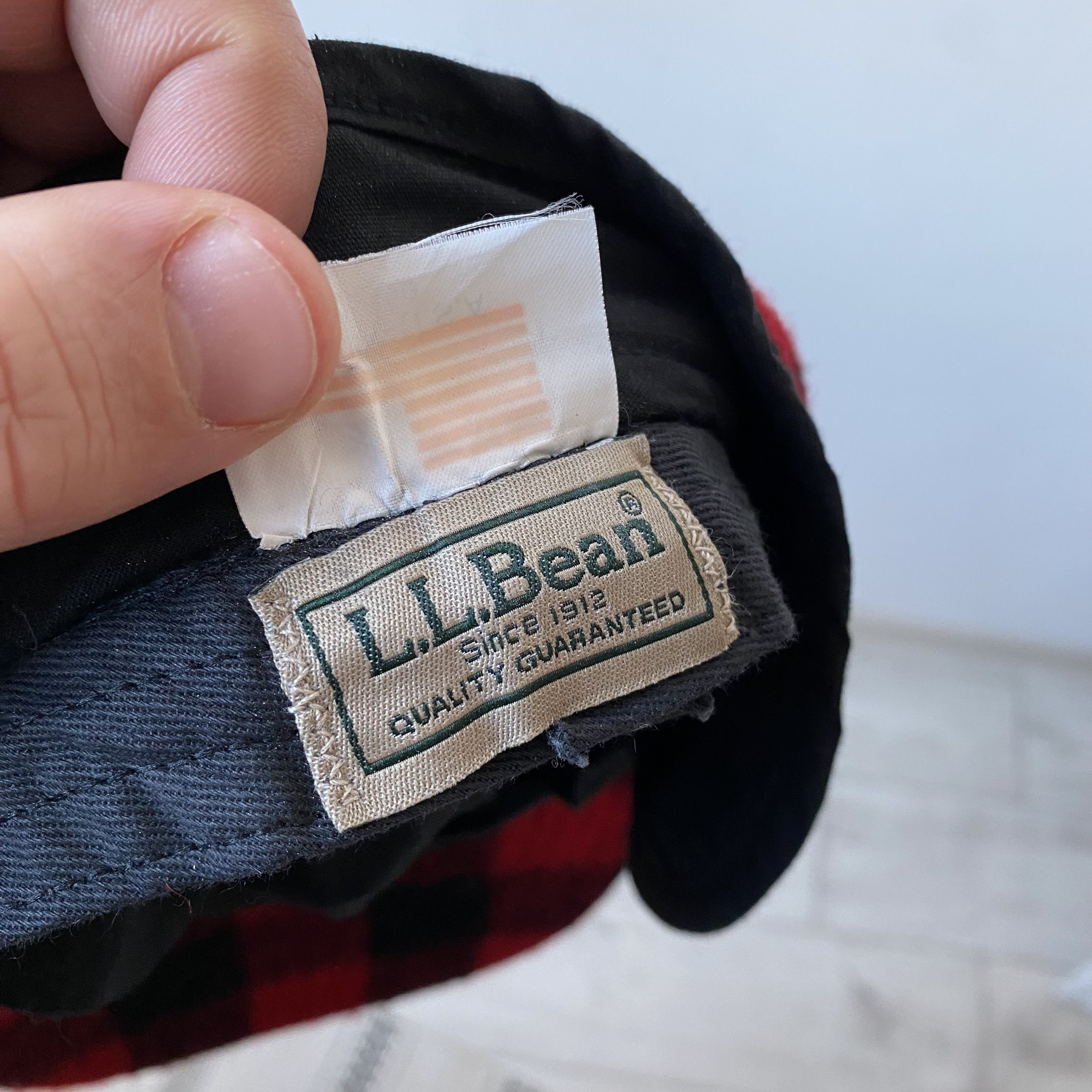 L.L. Bean Vintage 90s L.L. Bean Gore-Tex Winter Hat Cap Wool Plaid Size ONE SIZE - 7 Thumbnail