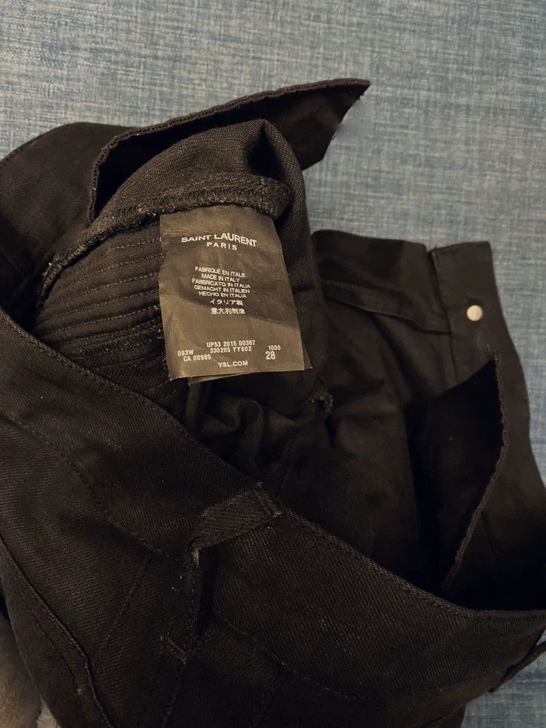 Saint Laurent Paris Saint Laurent Paris Motorcycle Zipper Jeans Size US 28 / EU 44 - 4 Thumbnail