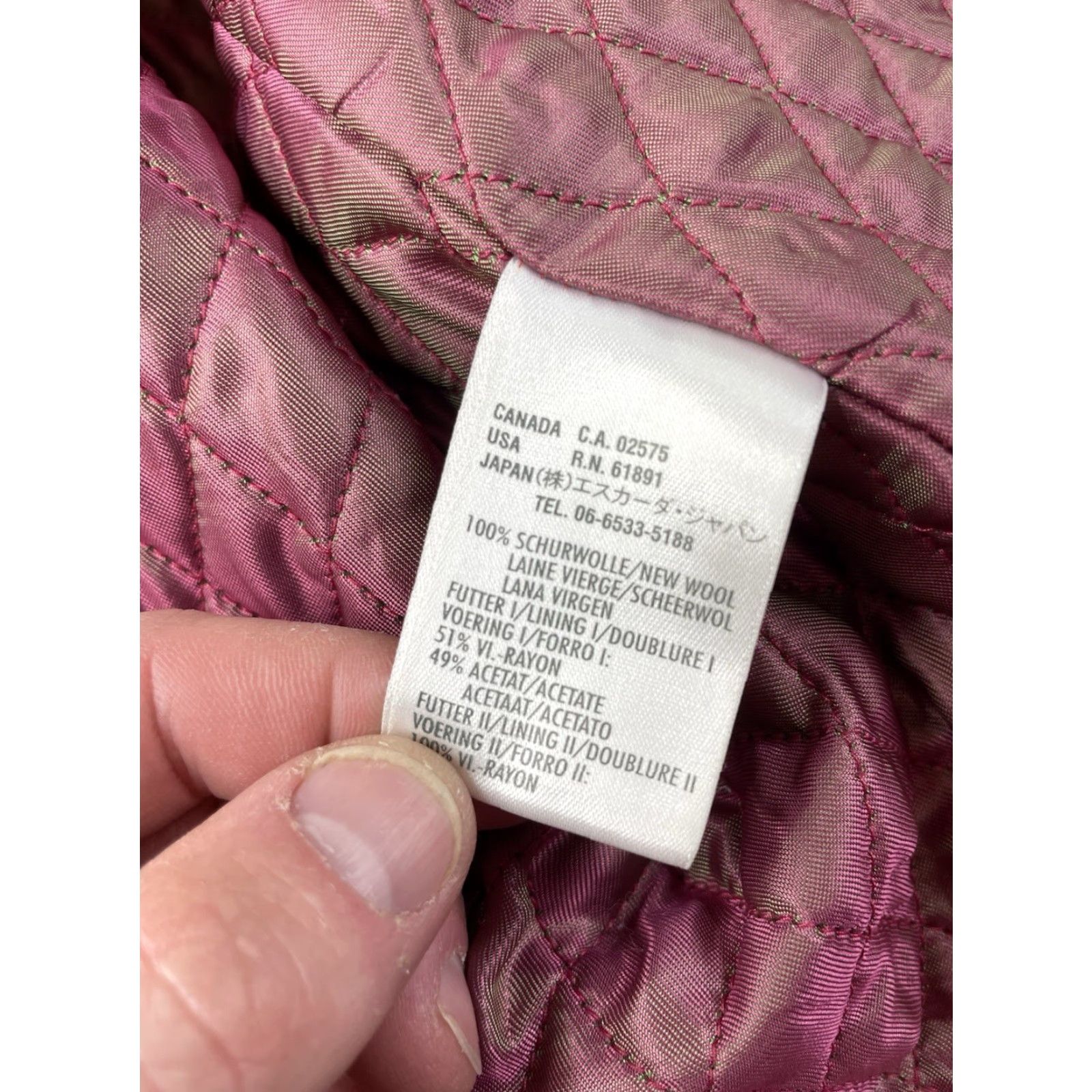 Escada ESCADA Plaid Wool Coat Moto Jacket Full Zip 100% Wool Orange Purple Multicolor Size 36 Women Size XS / US 0-2 / IT 36-38 - 5 Thumbnail