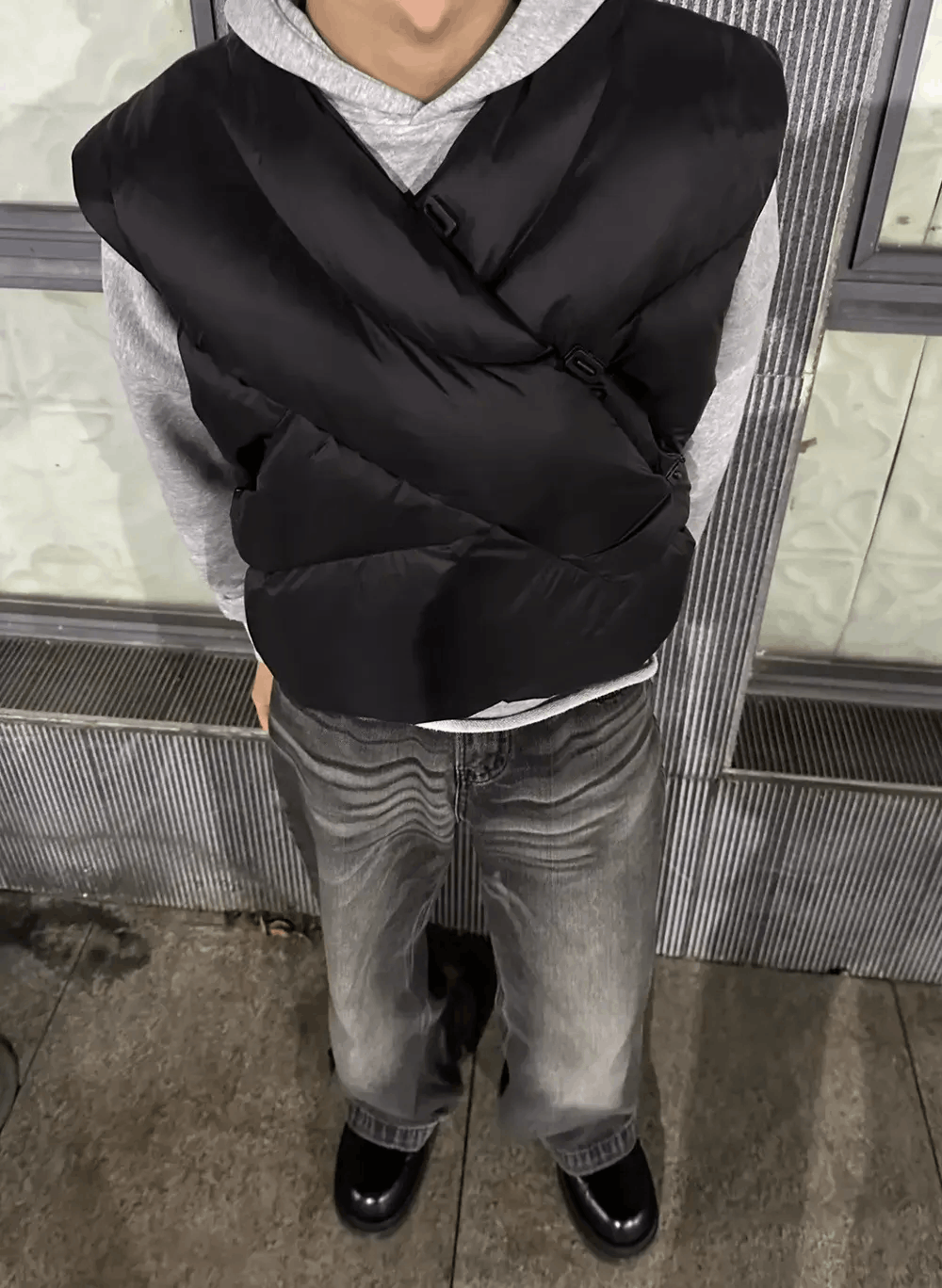 Japanese Brand × Vintage Avant-garde casual down undershirt jacket Size US M / EU 48-50 / 2 - 1 Thumbnail