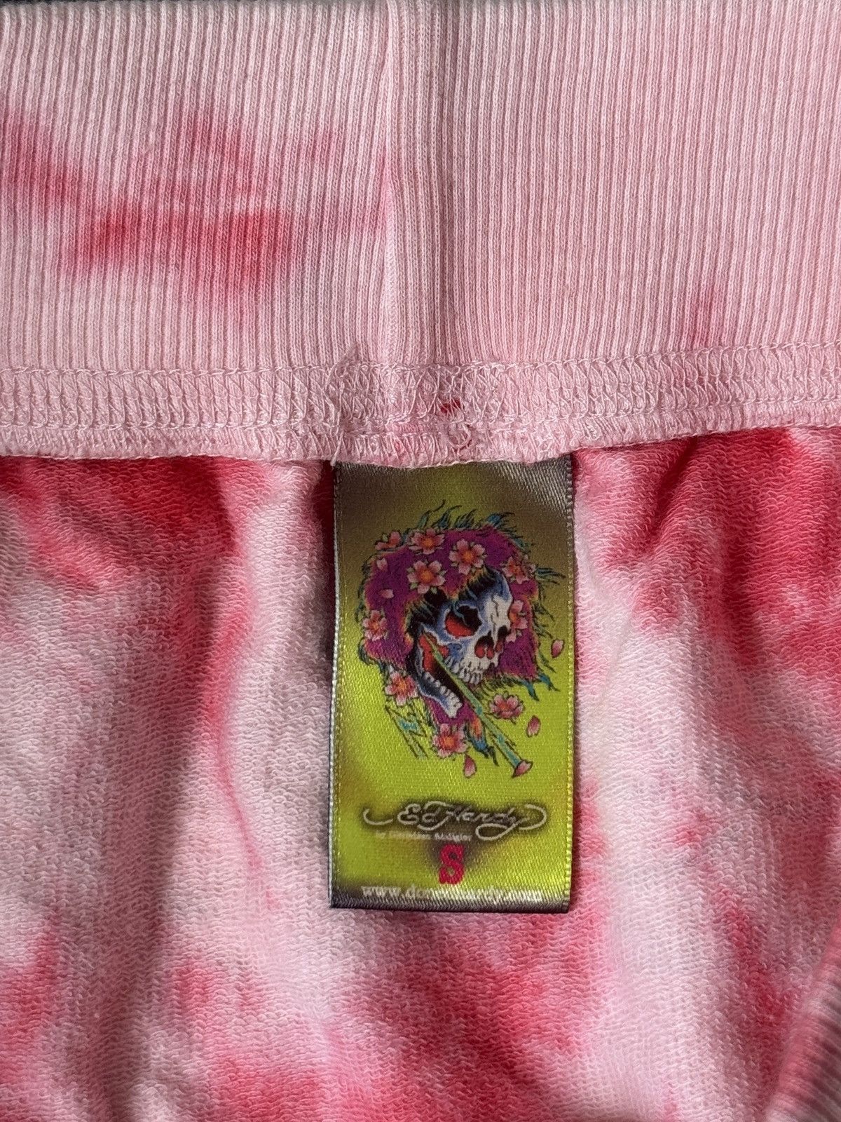 Ed Hardy ED HARDY SKULL 2000s TIE DYE MINI SKIRT Size 28" / US 6 / IT 42 - 5 Thumbnail